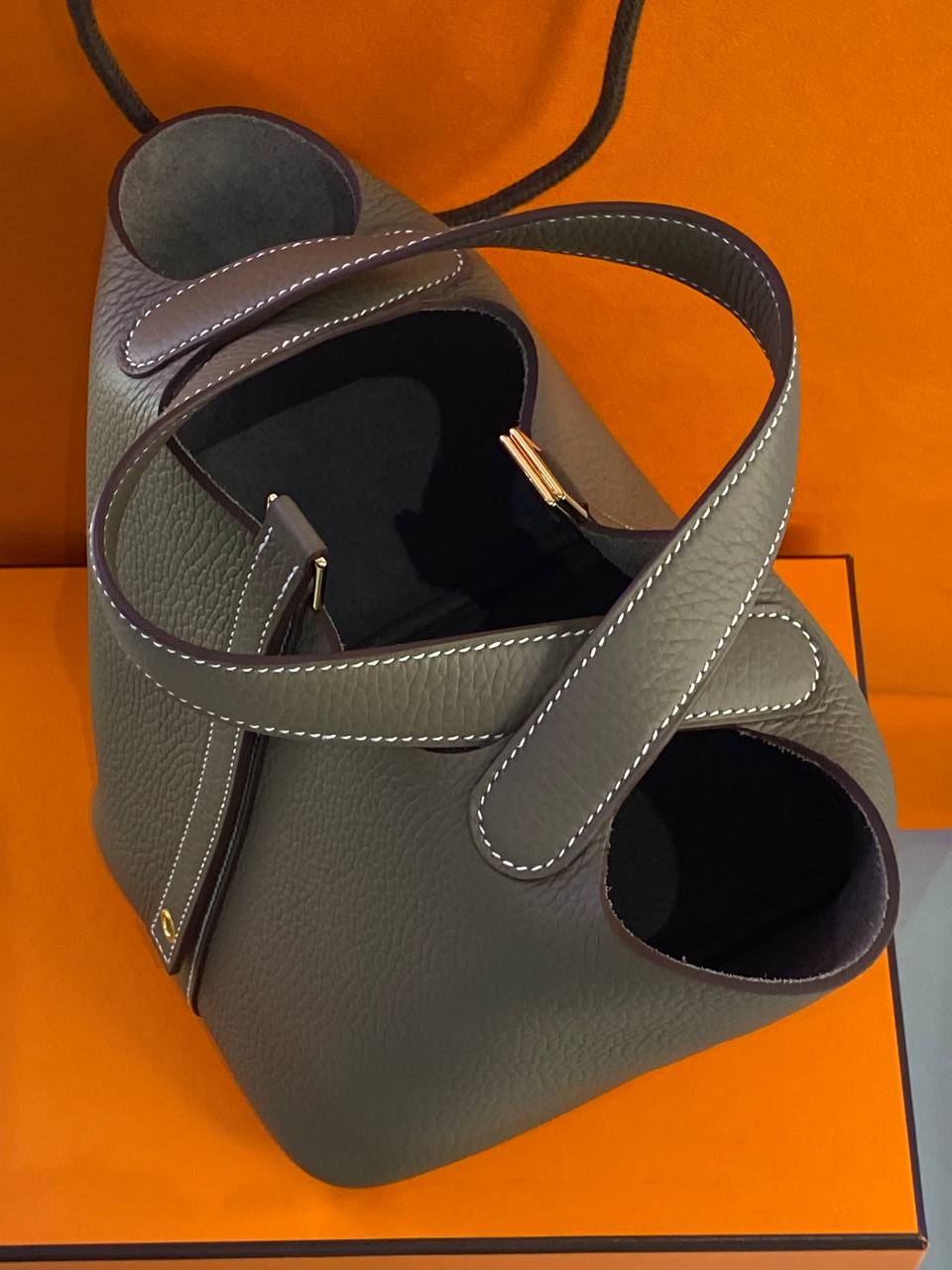 HERMES PICOTIN 18大象灰