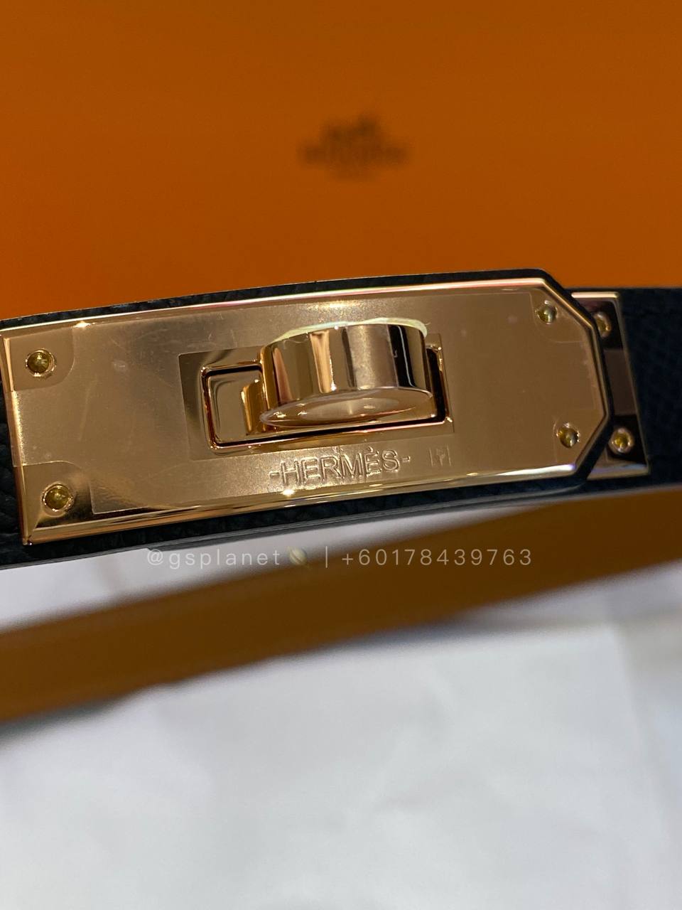 H Kelly Double Tour belt