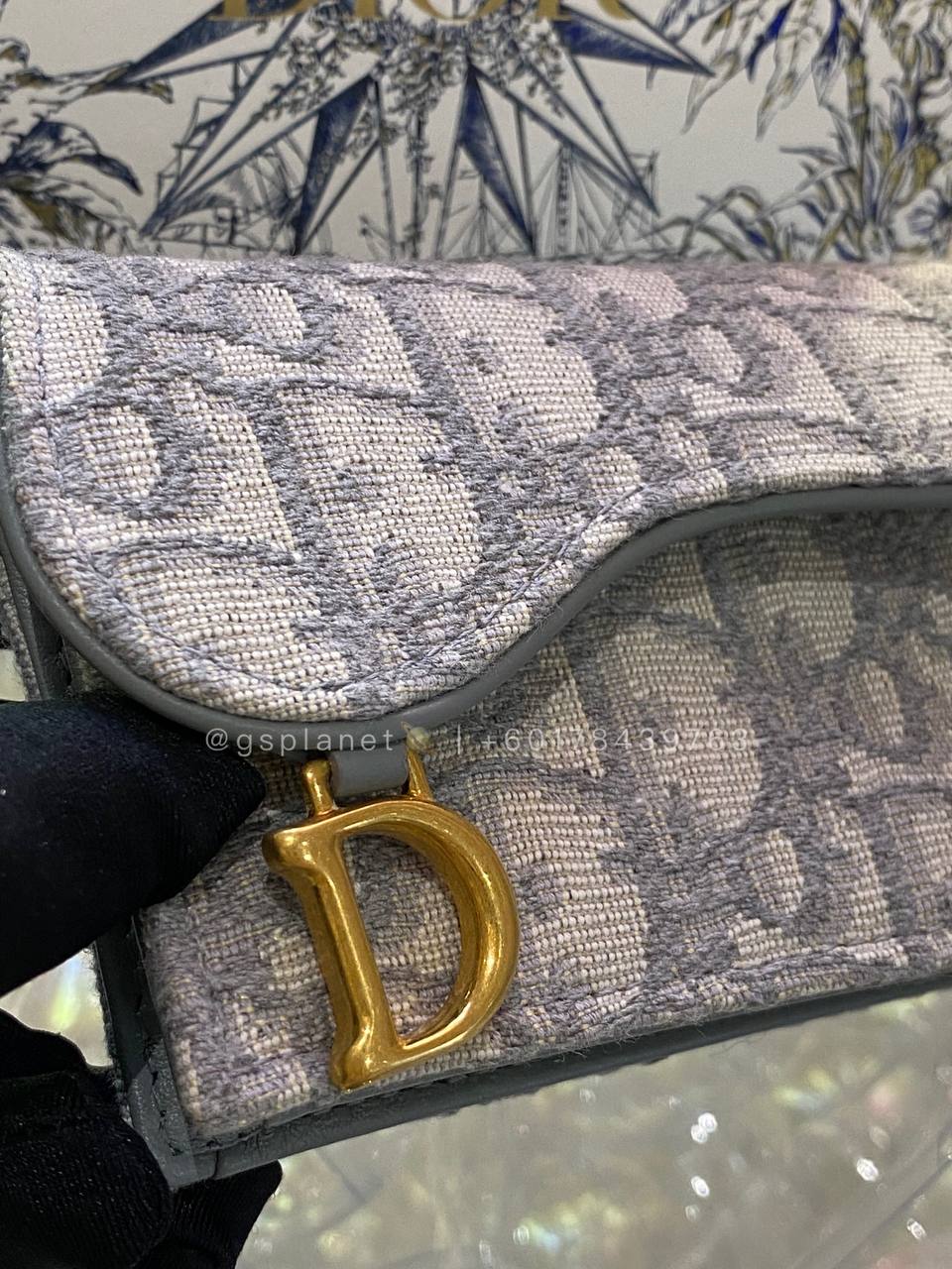 Dior SADDLE FLAP CARD HOLDER