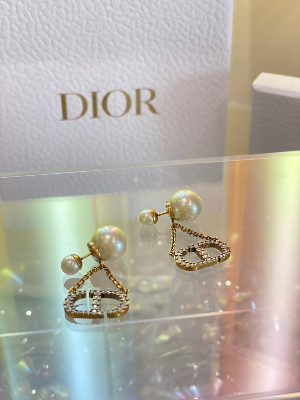 Dior Tribales CD logo Earrings