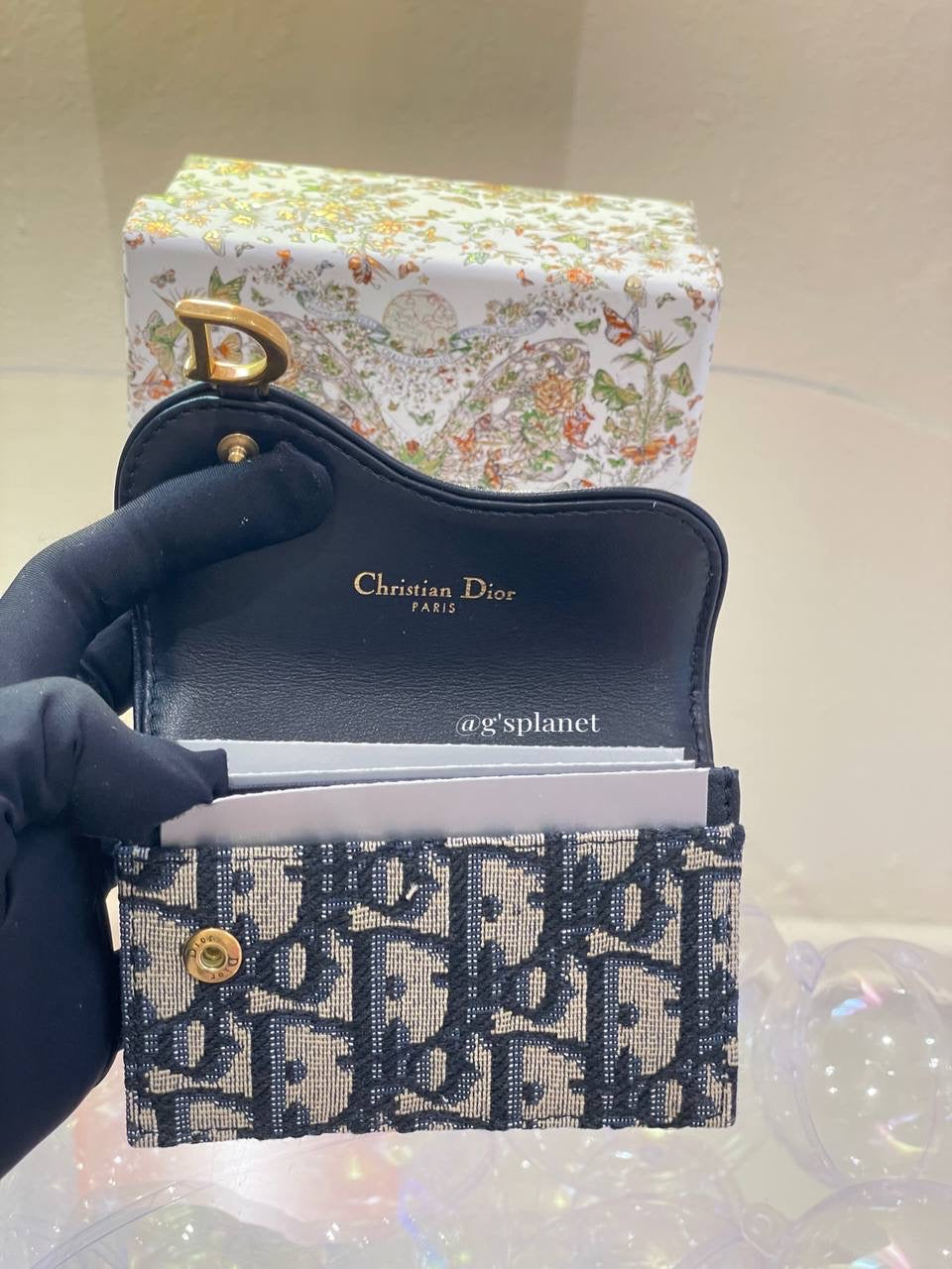 Dior Saddle Lotus Wallet