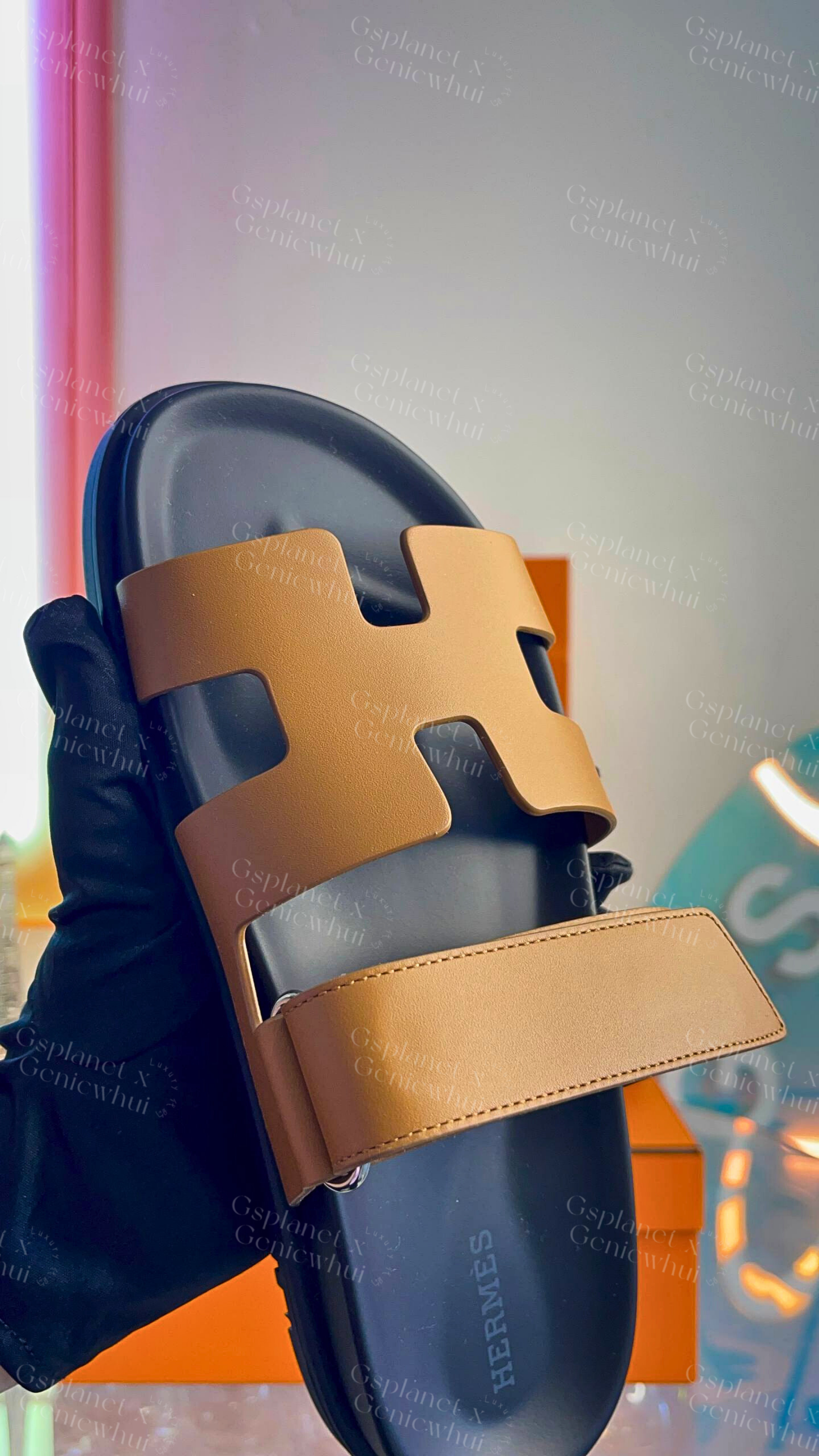 Hermès Chypre Sandal 经典爆款凉鞋 - 棕色