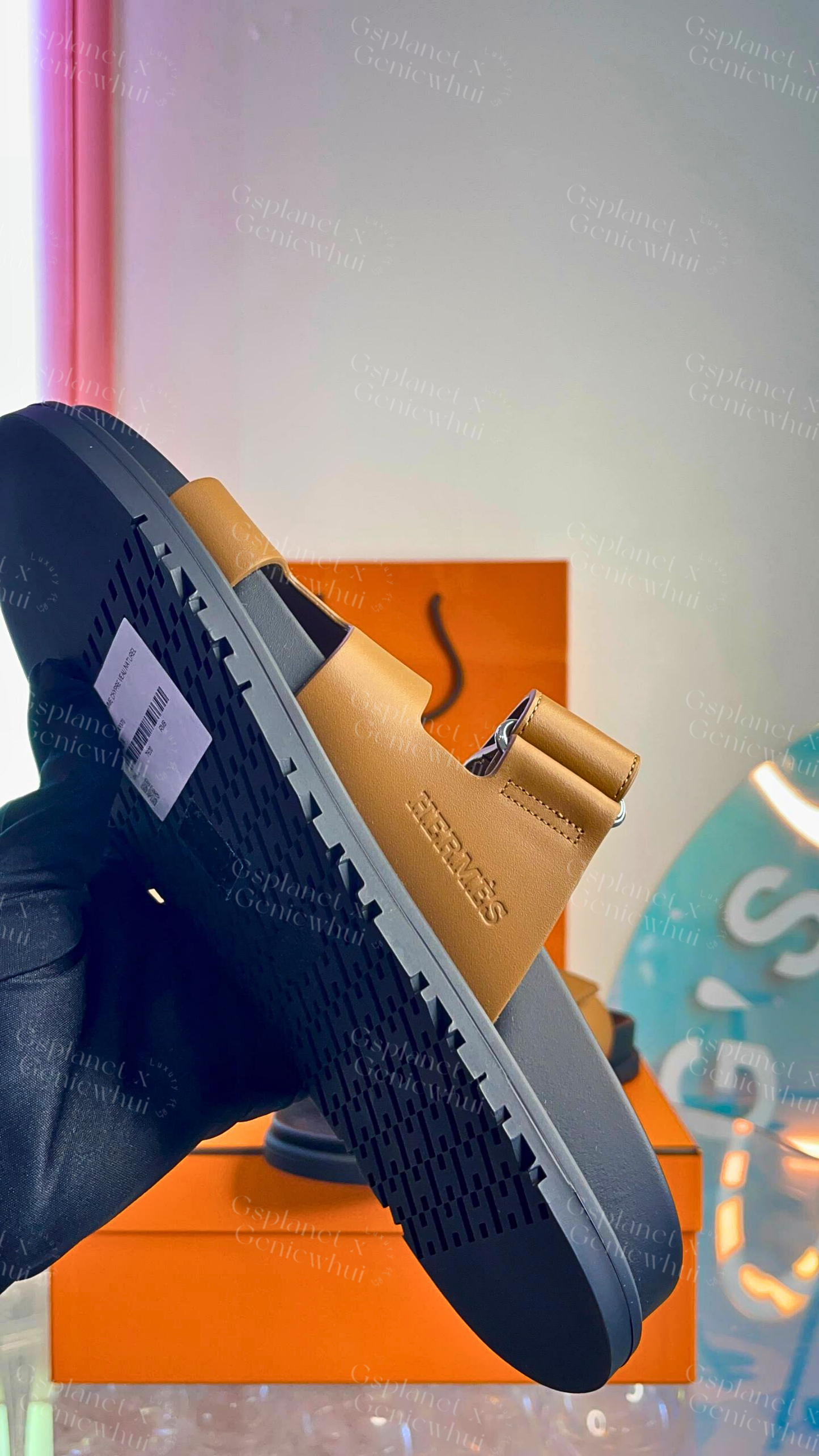 Hermès Chypre Sandal 经典爆款凉鞋 - 棕色