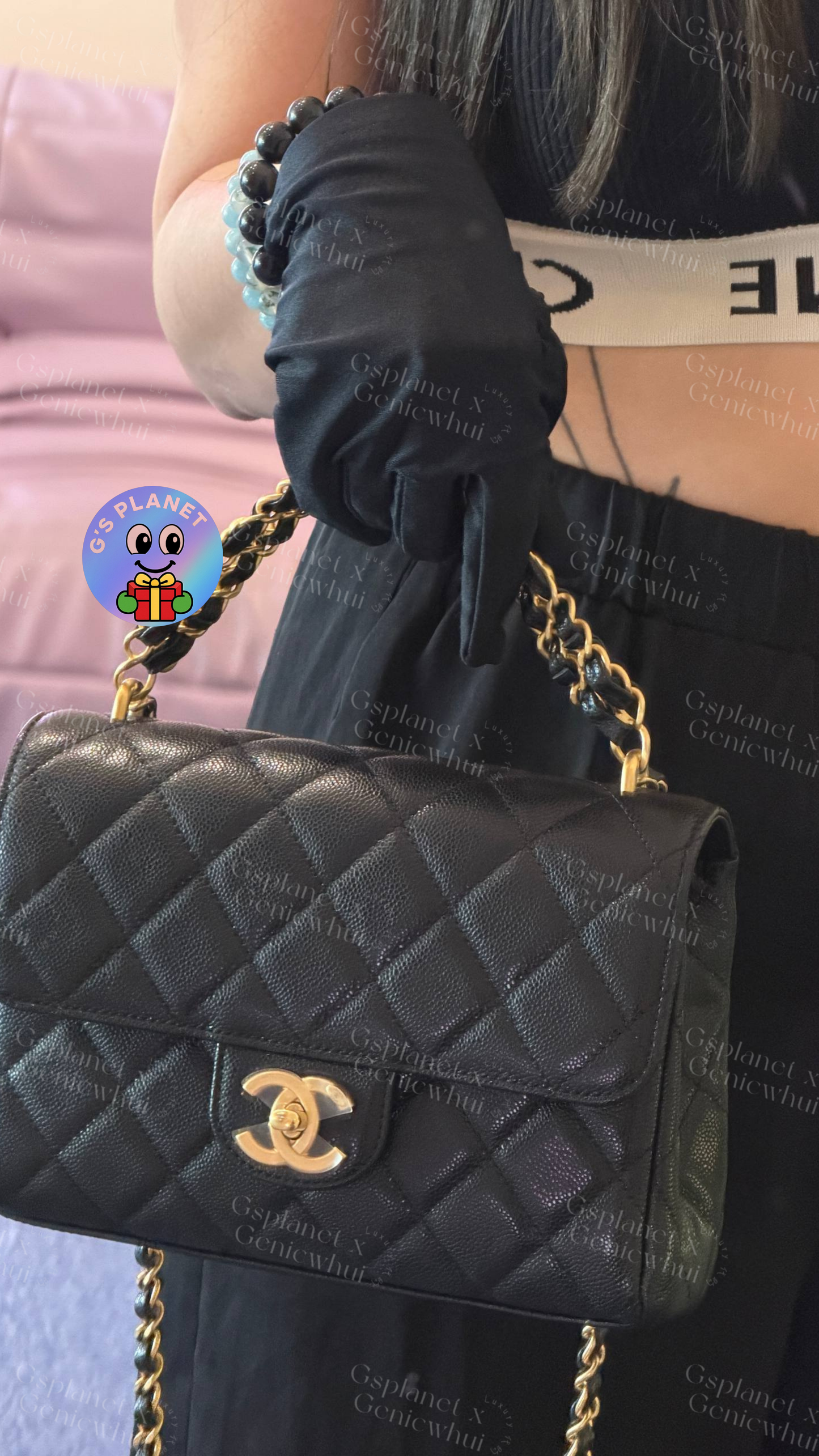 Chanel 25P Handle Flap Bag