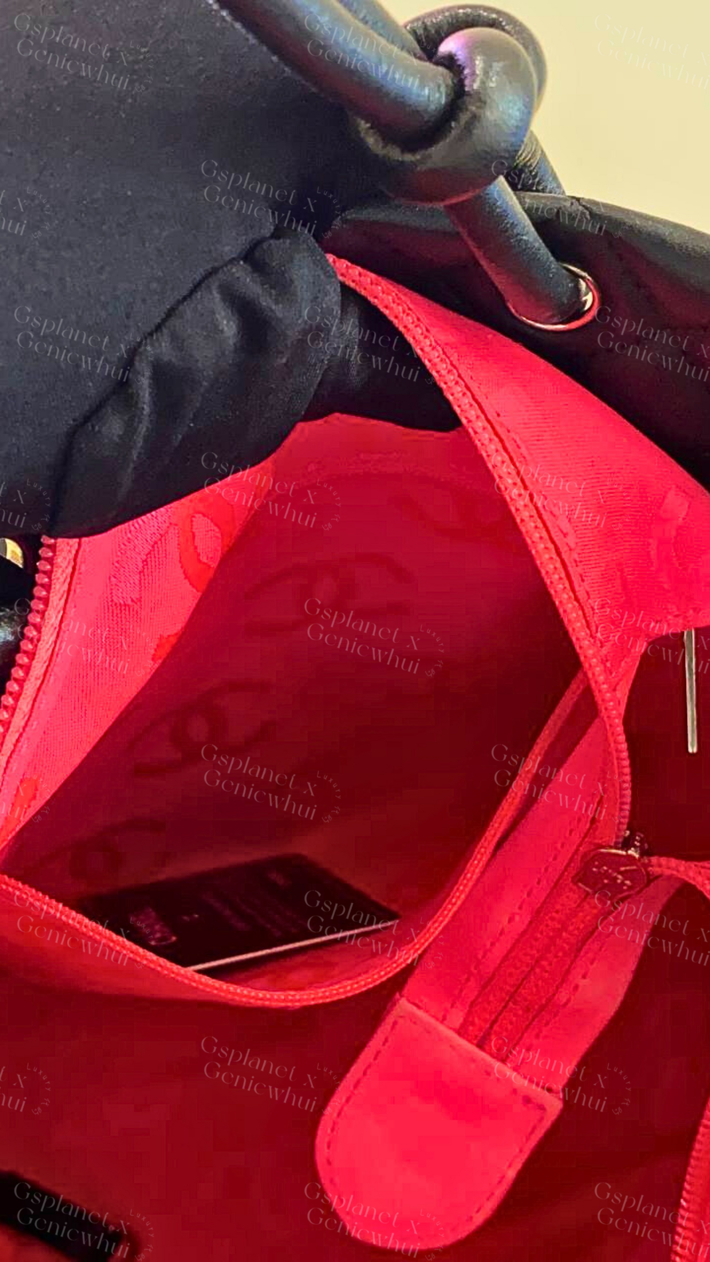 Re.bag【 Chanel Cambon Ligne tote bag -  Black 】