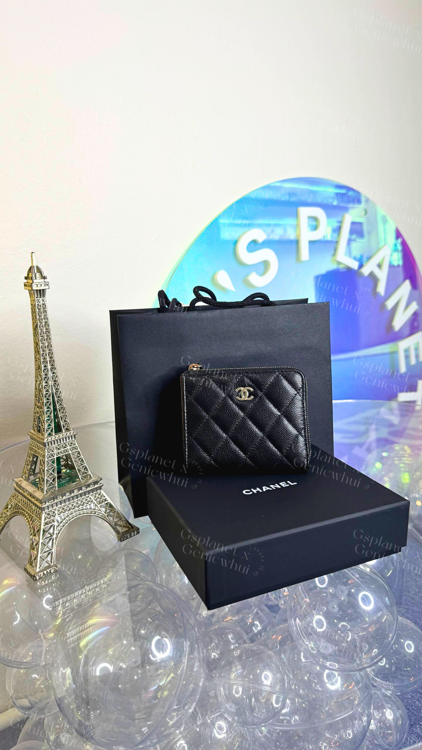 Chanel Caviar Round Small wallets