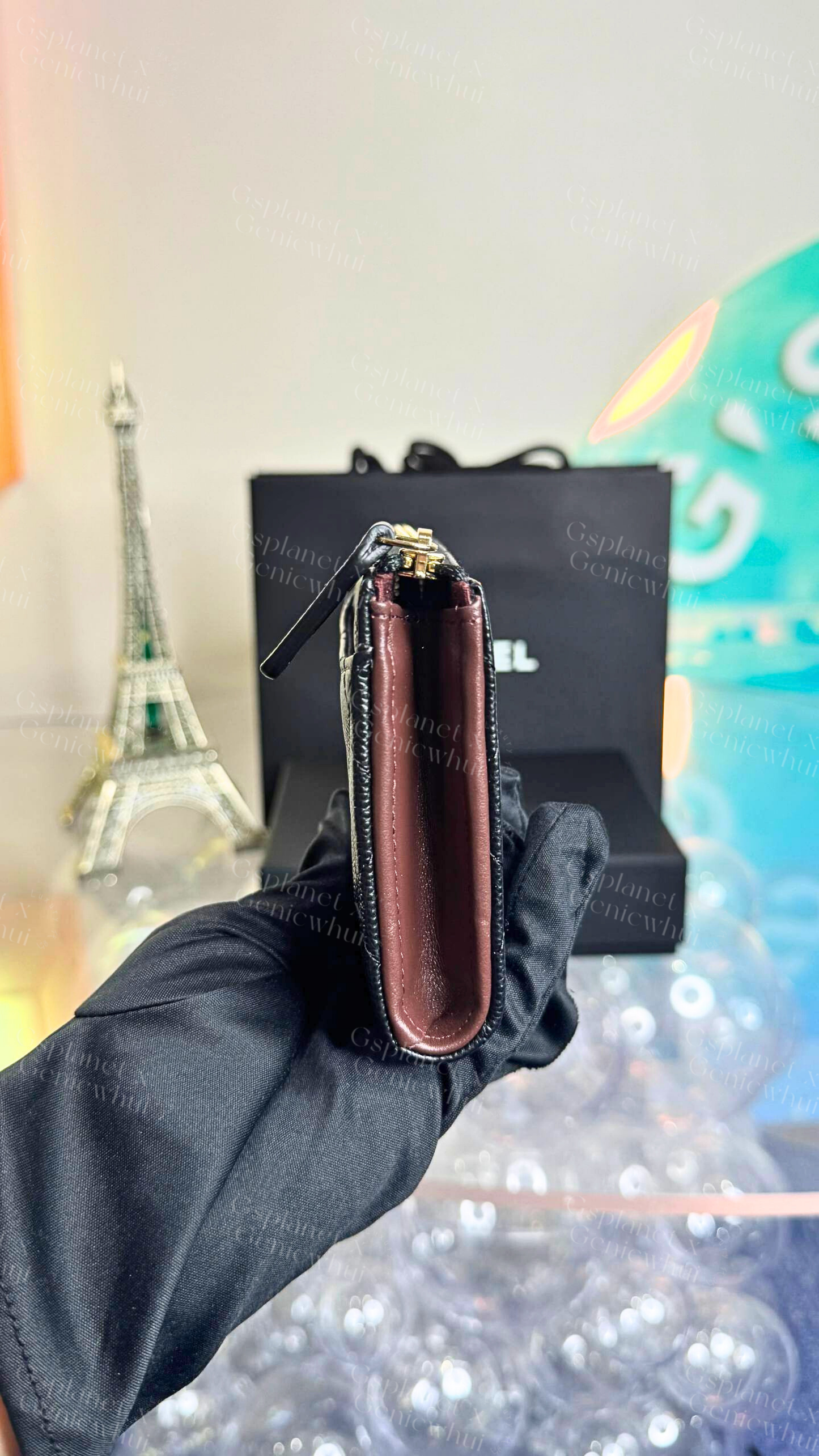 Chanel Caviar Round Small wallets