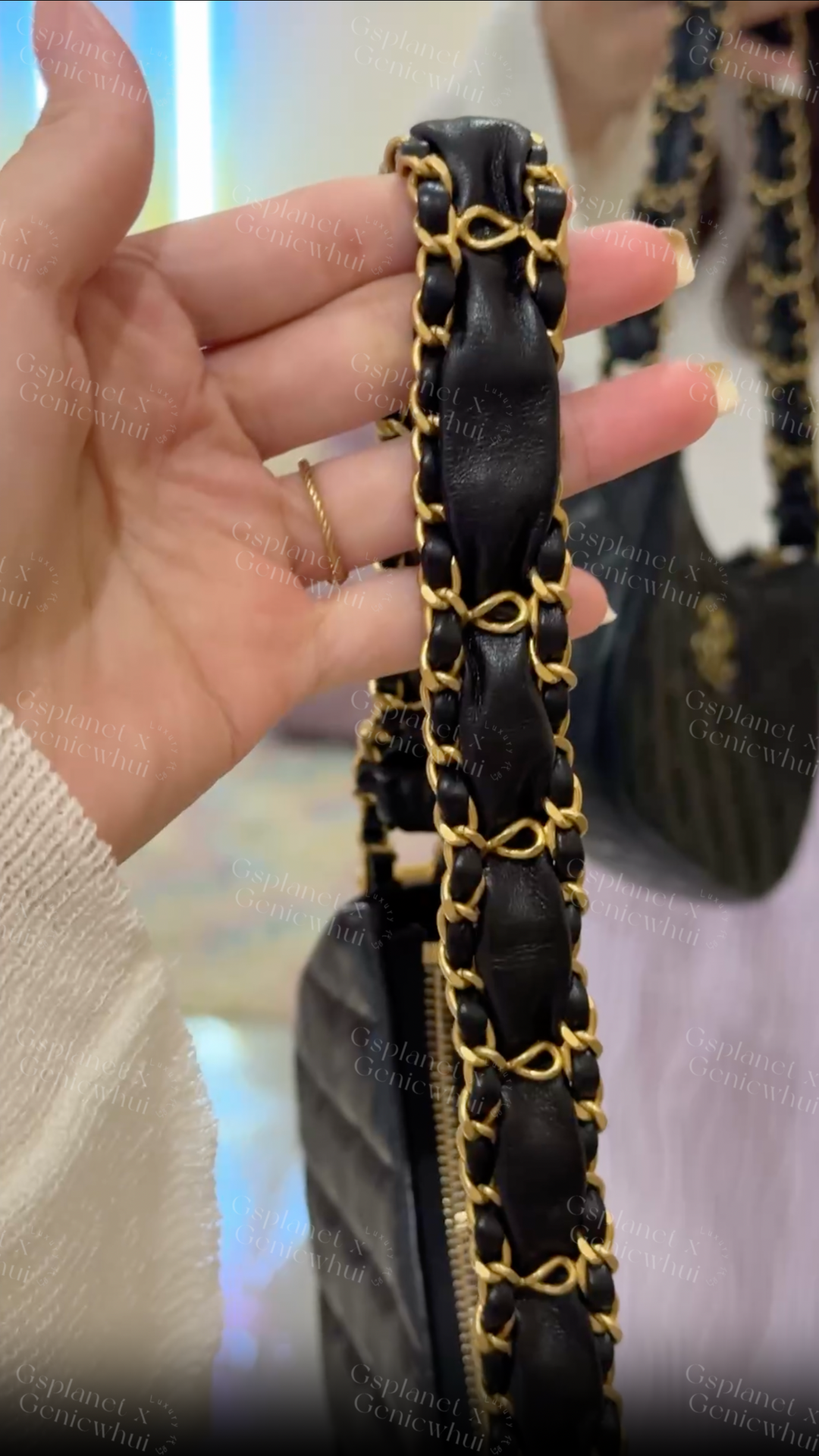 Re.bag【 Chanel23k Hobo Bag 单肩腋下包 – Black / Gold Hardware】