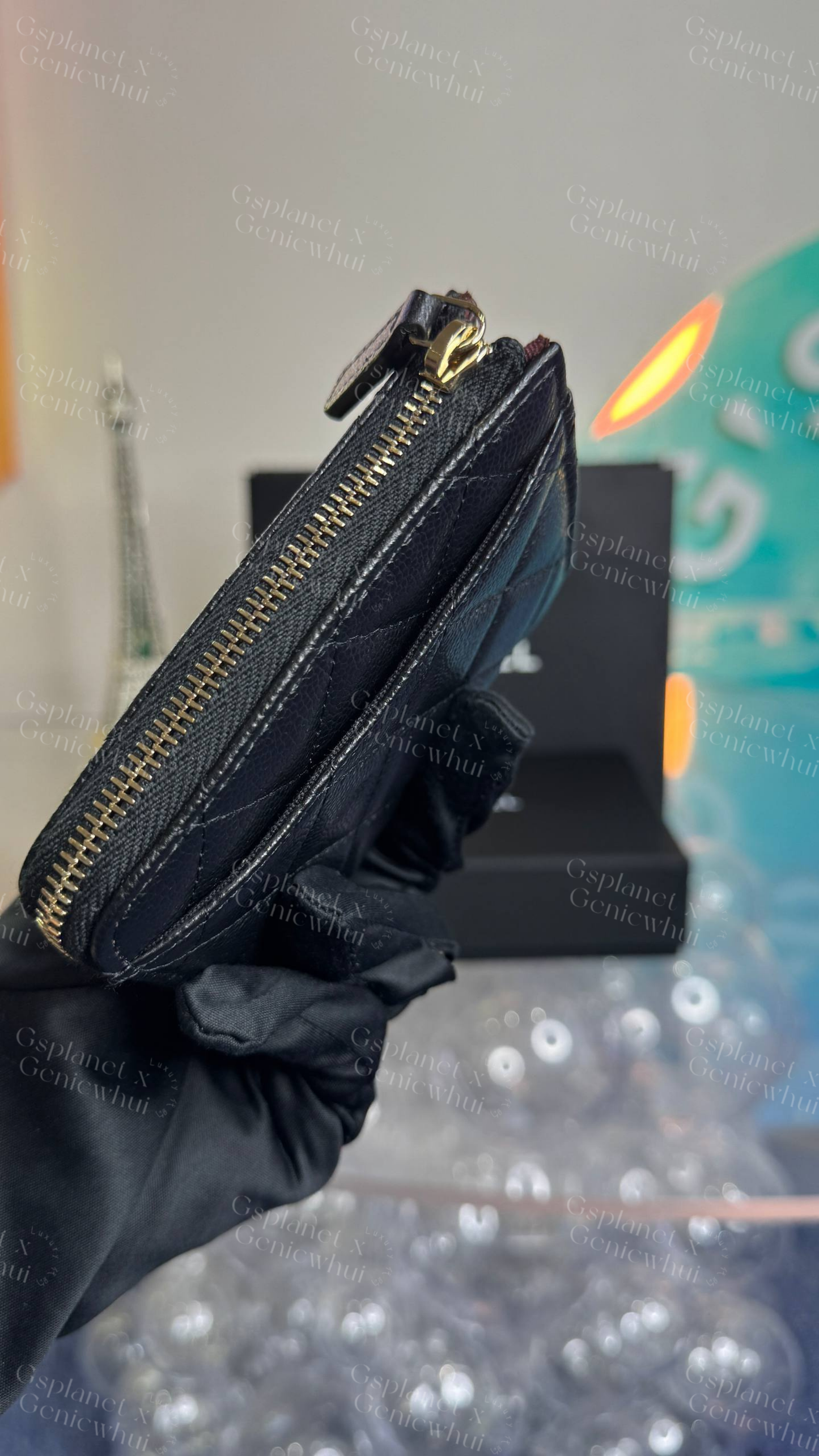 Chanel Caviar Round Small wallets