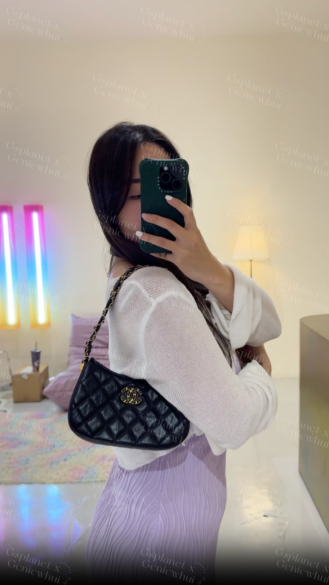 Re.bag【 Chanel23k Hobo Bag 单肩腋下包 – Black / Gold Hardware】