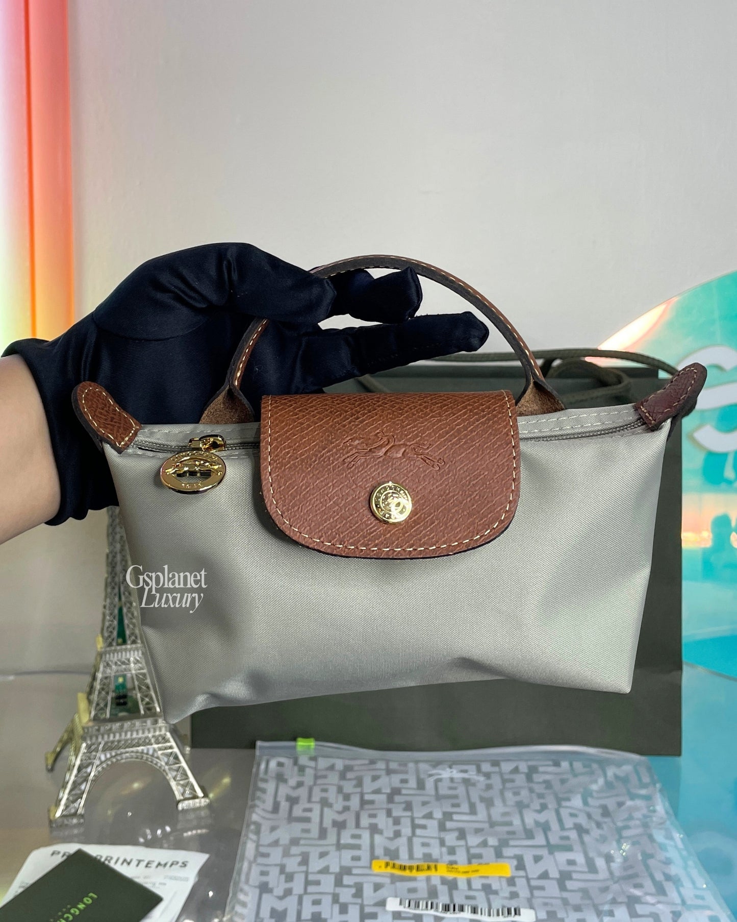 LONGCHAMP Le Pliage Original Pouch with handle
