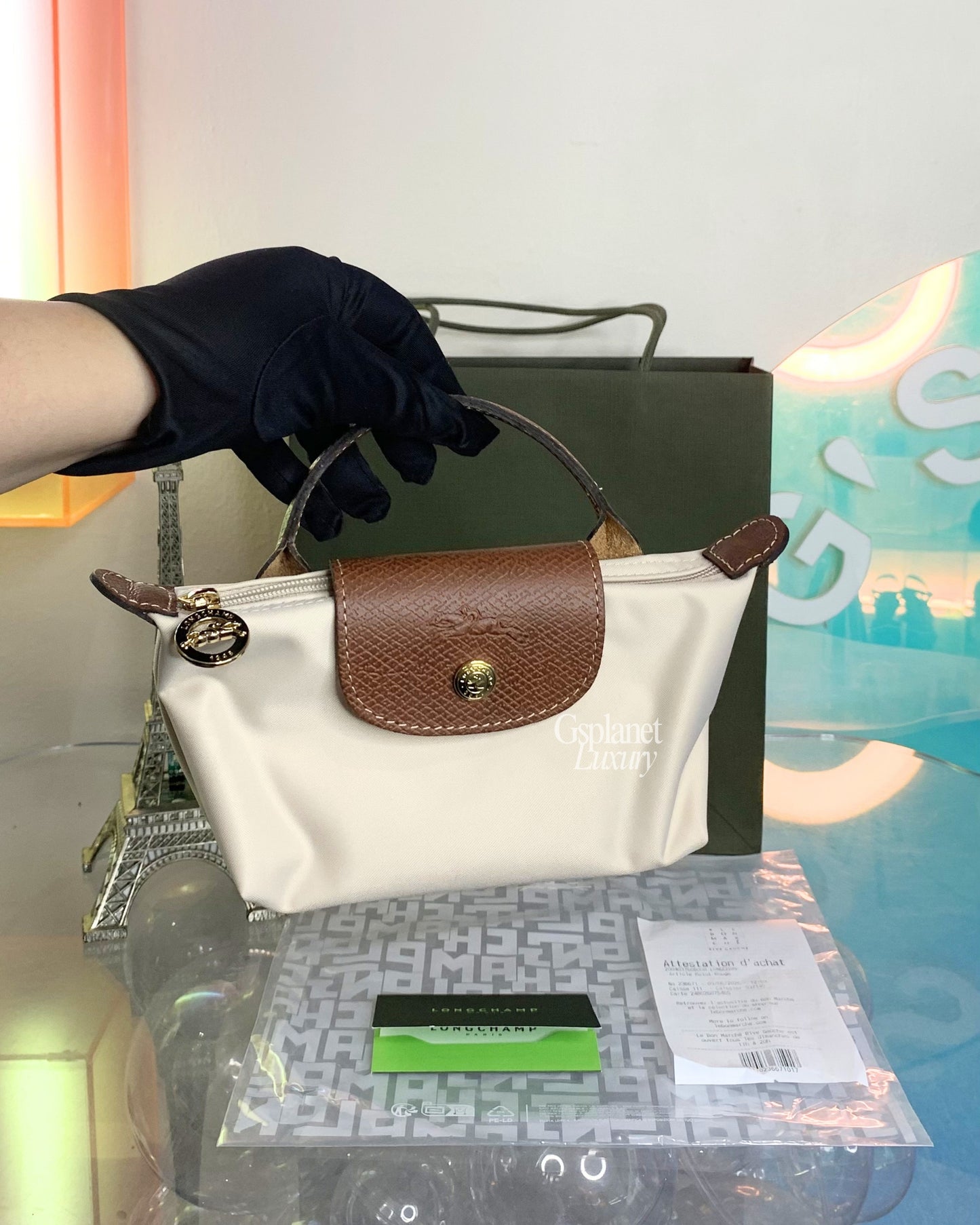 LONGCHAMP Le Pliage Original Pouch with handle