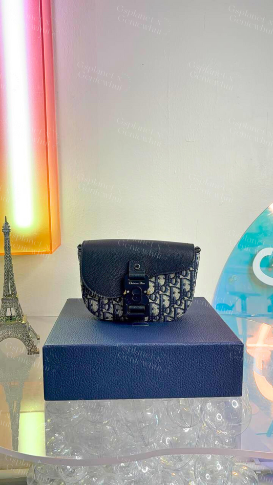 DIOR Mini Saddle Messenger Bag with Flap