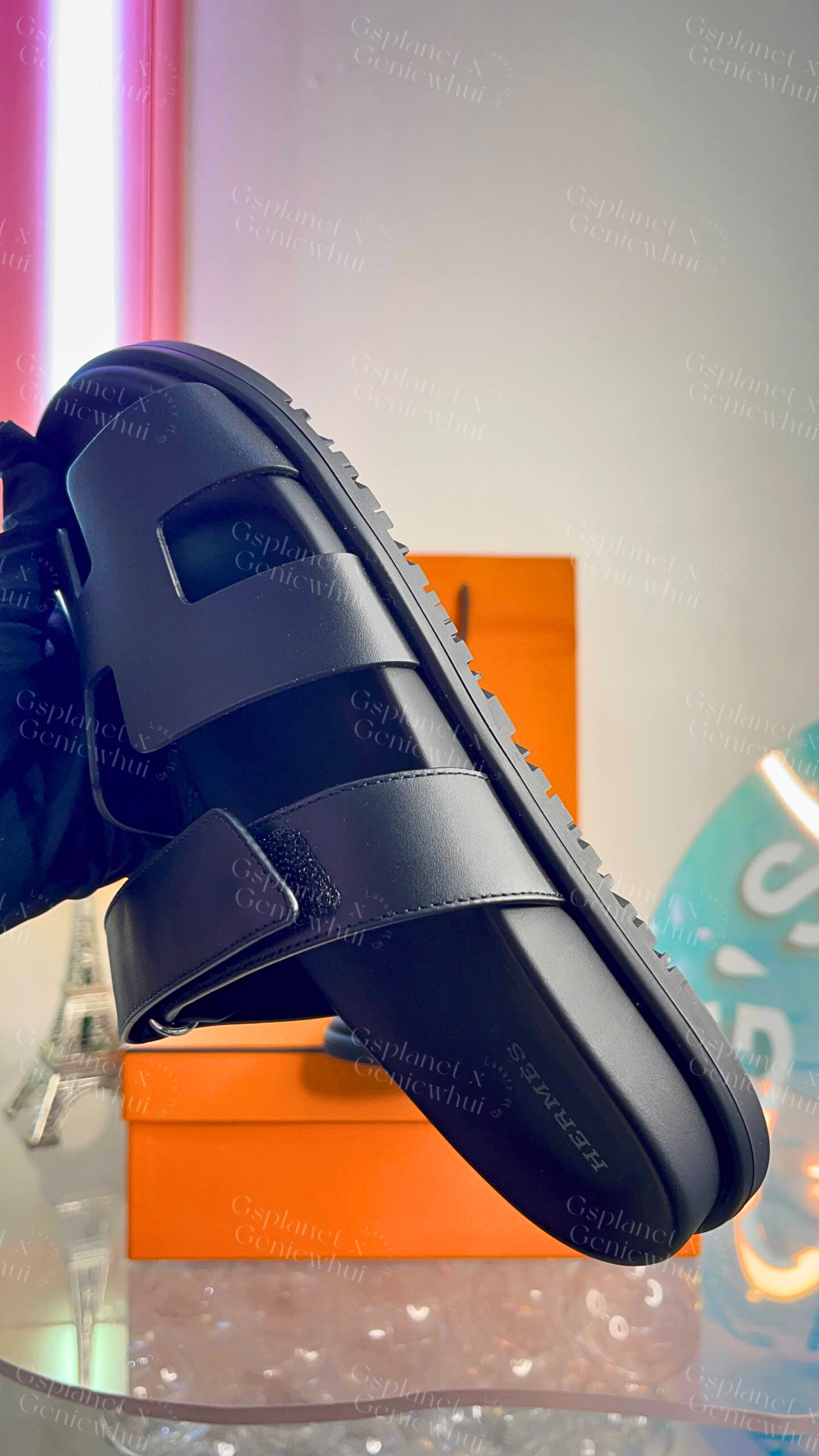 Hermès Chypre Sandal 经典爆款凉鞋 - All Black