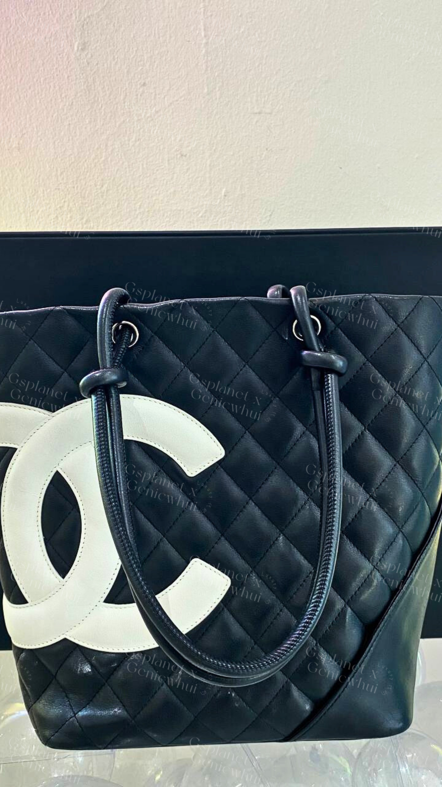 Re.bag【 Chanel Cambon Ligne tote bag -  Black 】