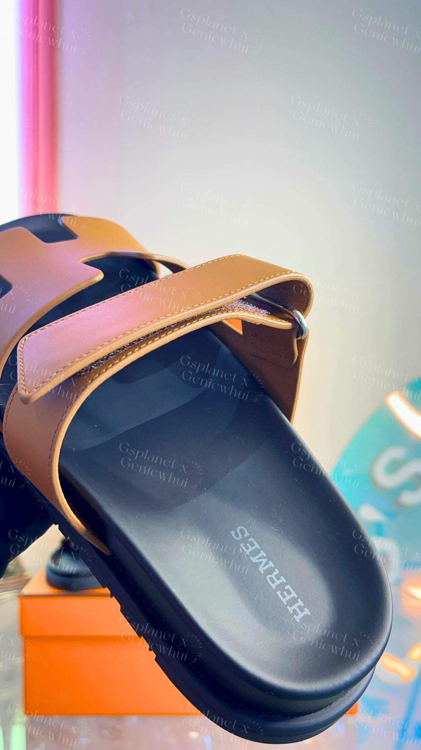 Hermès Chypre Sandal 经典爆款凉鞋 - 棕色