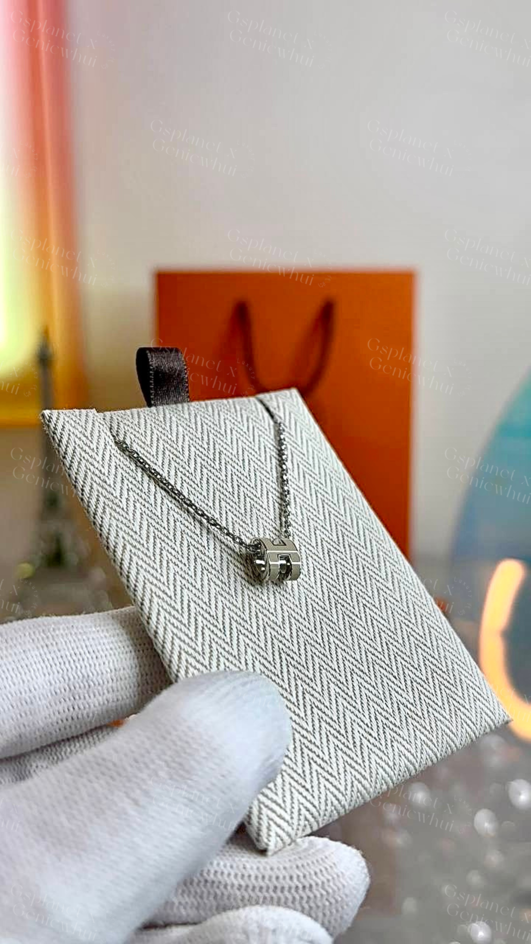 Hermès Mini Pop H Pendant Necklace