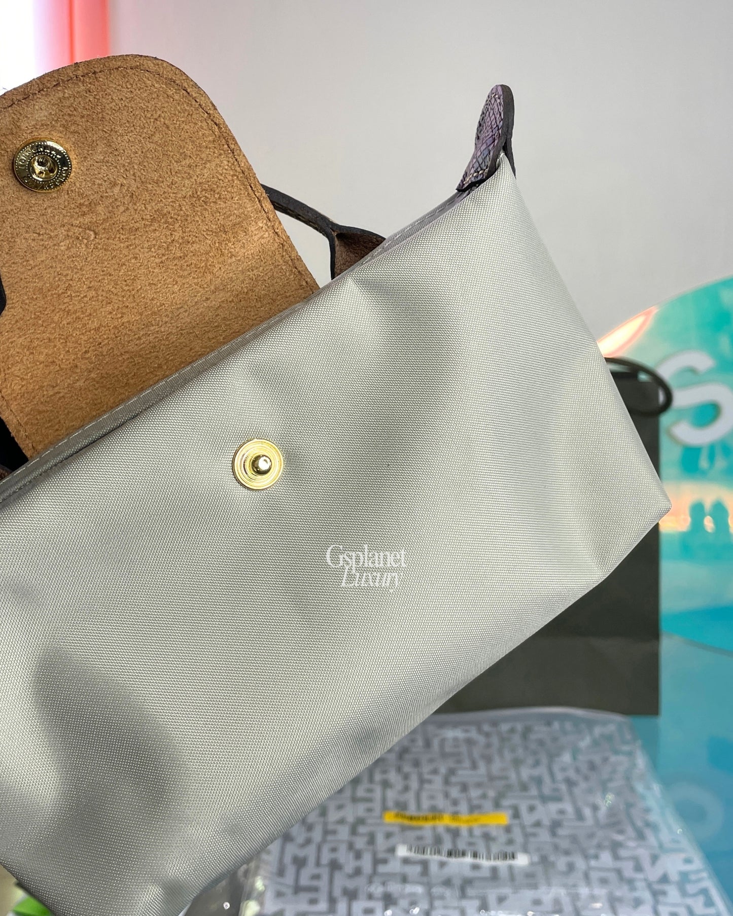 LONGCHAMP Le Pliage Original Pouch with handle