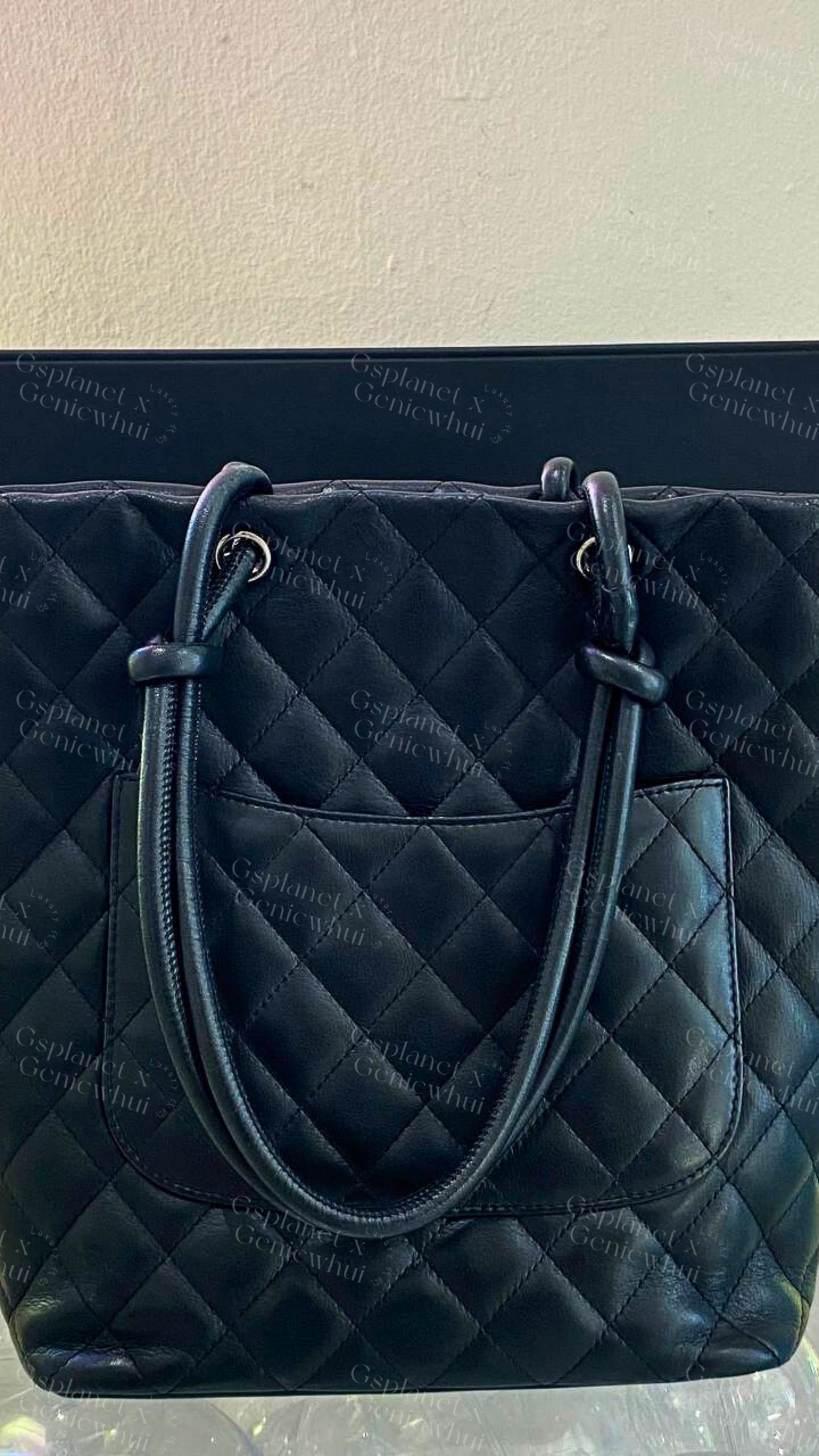 Re.bag【 Chanel Cambon Ligne tote bag -  Black 】