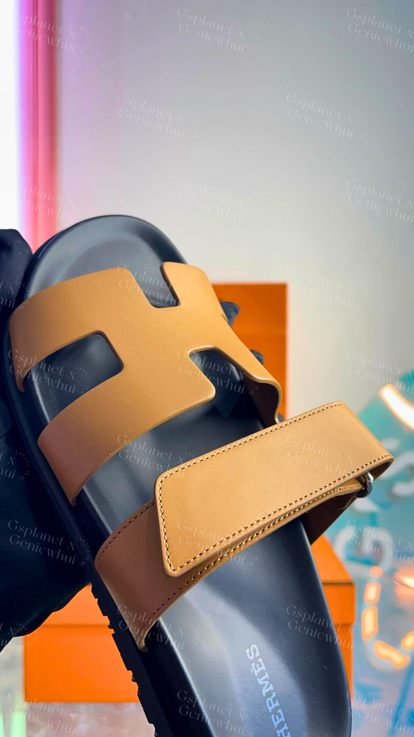 Hermès Chypre Sandal 经典爆款凉鞋 - 棕色