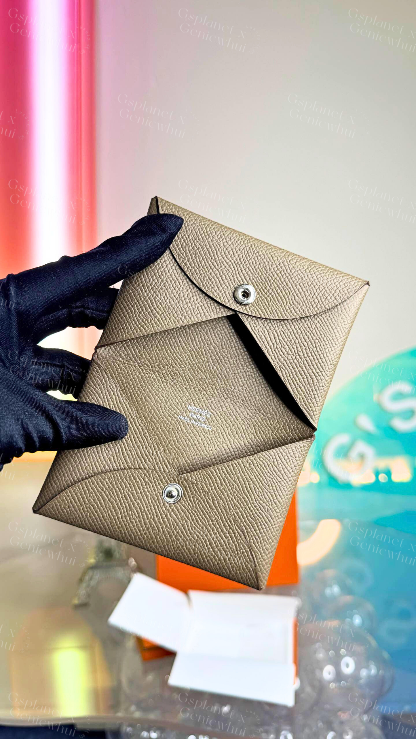 Hermès Calvi Card Holder