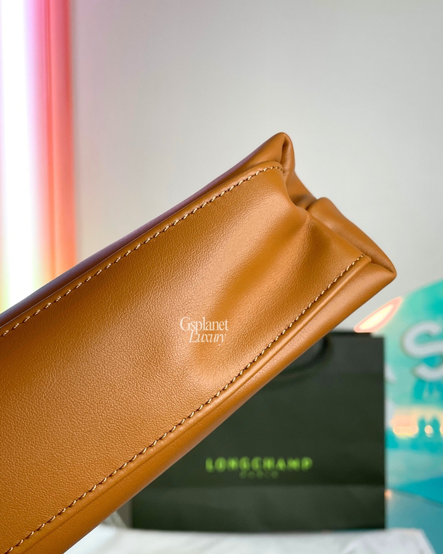 Le Pliage Xtra M Shoulder Bag Cashew - Leather