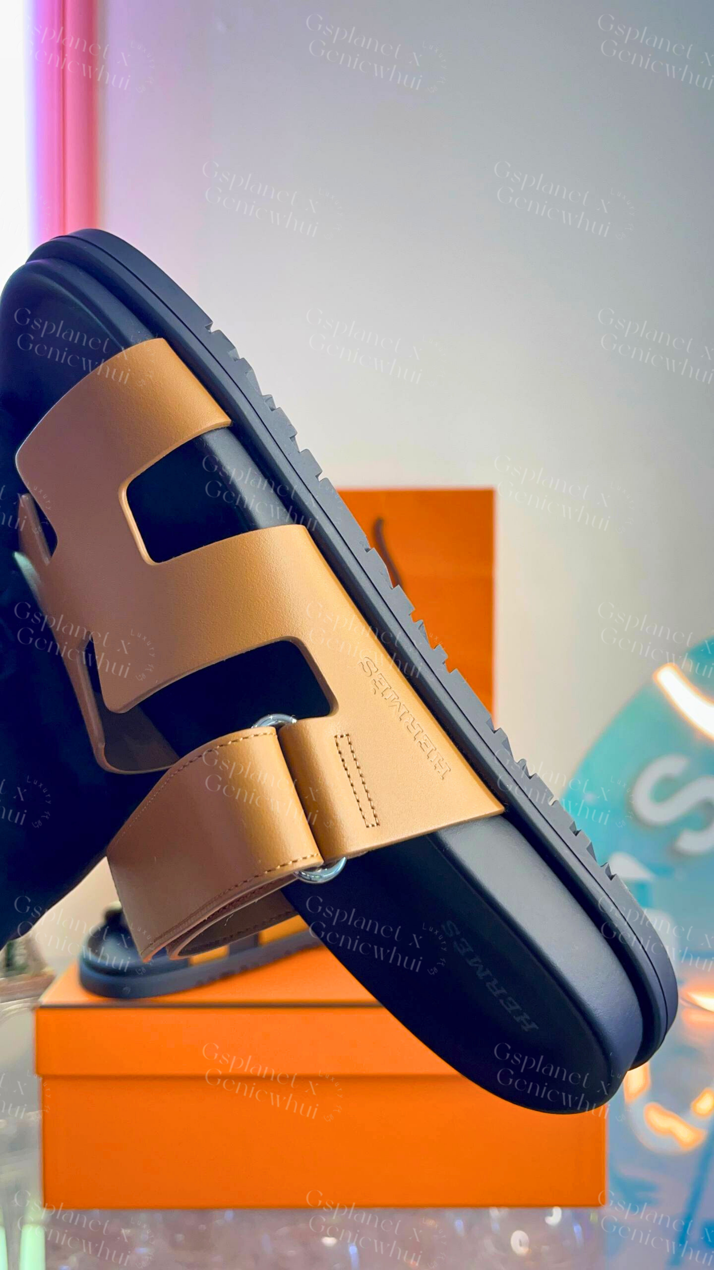 Hermès Chypre Sandal 经典爆款凉鞋 - 棕色