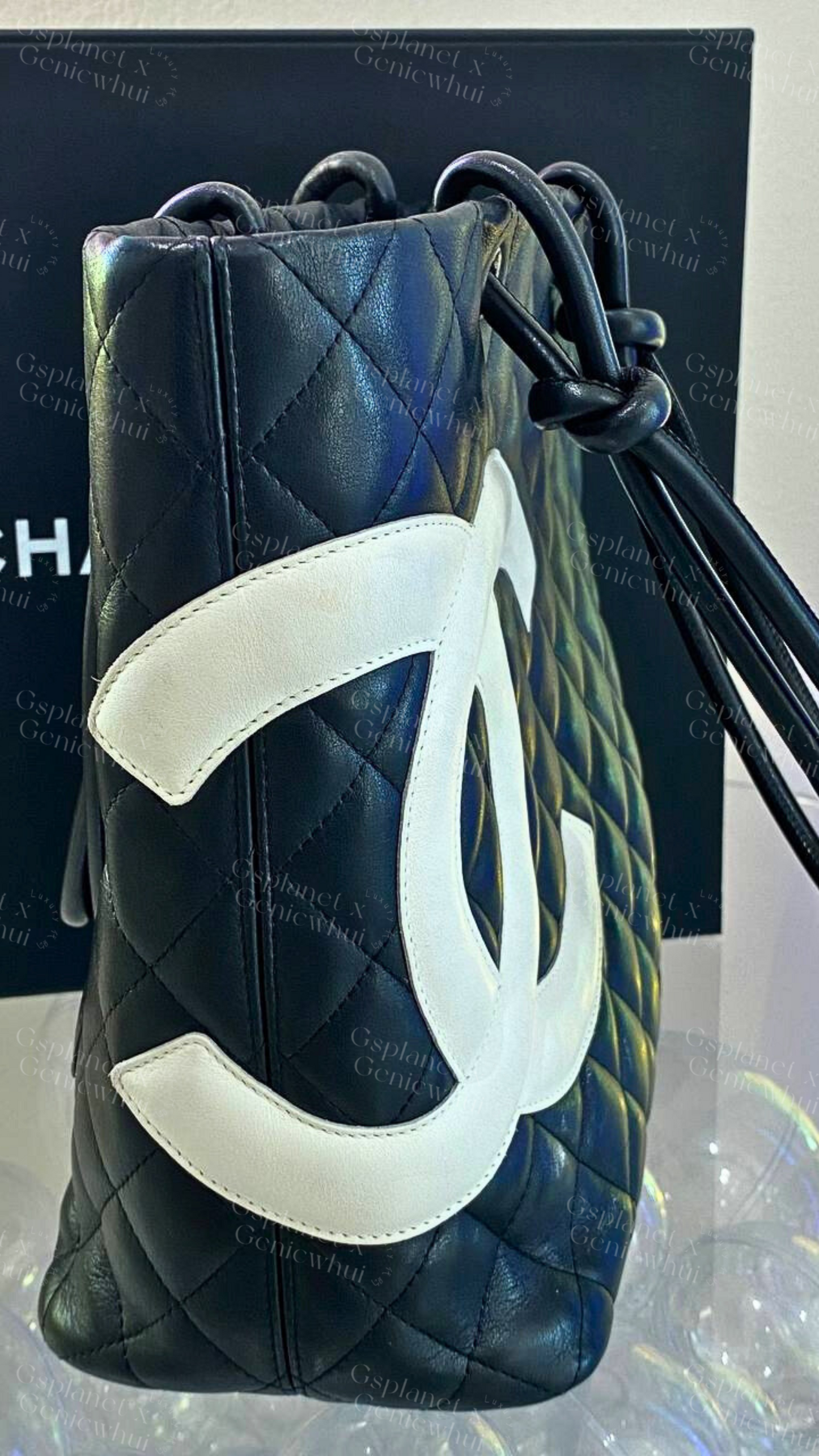 Re.bag【 Chanel Cambon Ligne tote bag -  Black 】