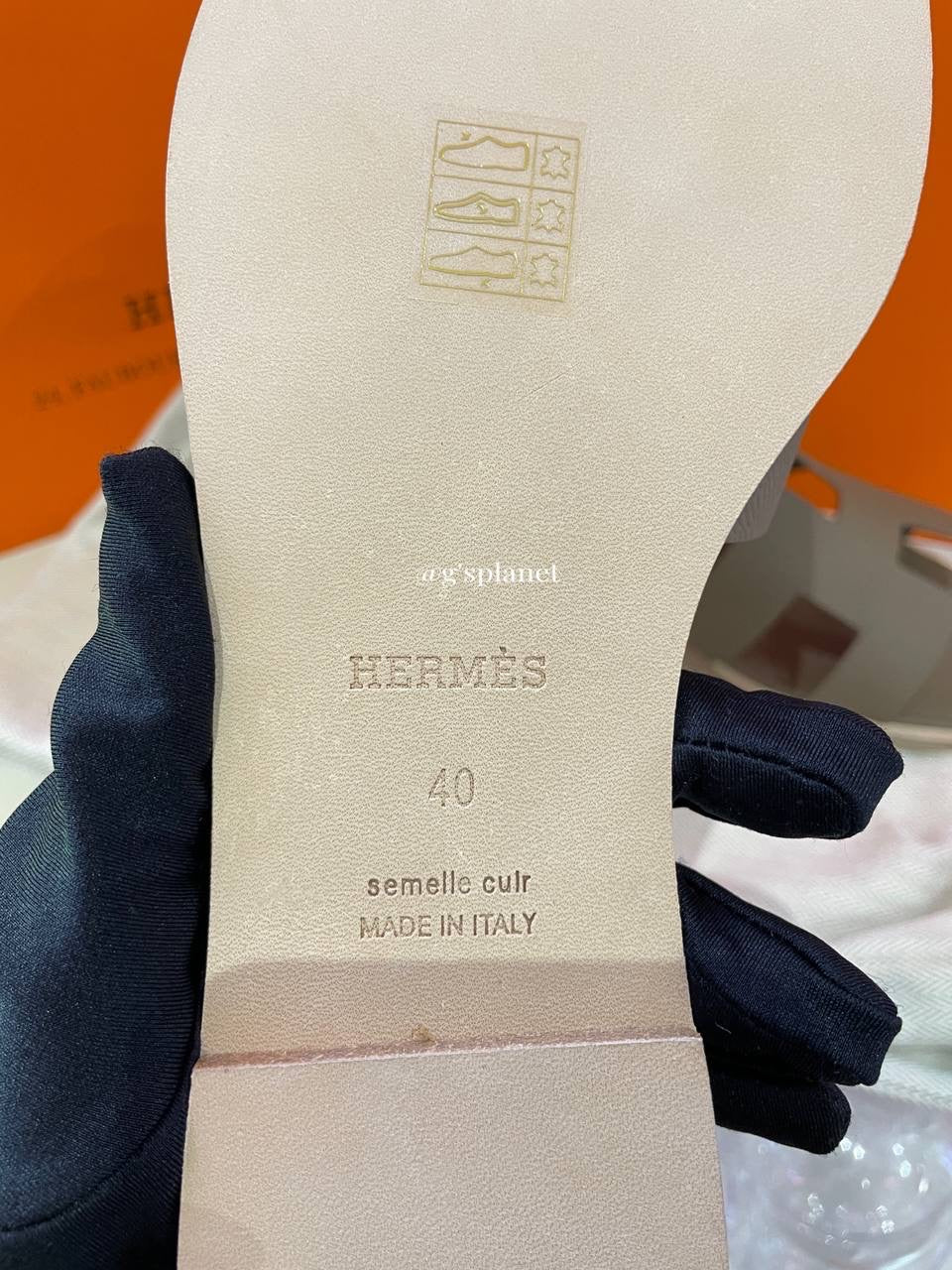 HERMES Santorini sandal