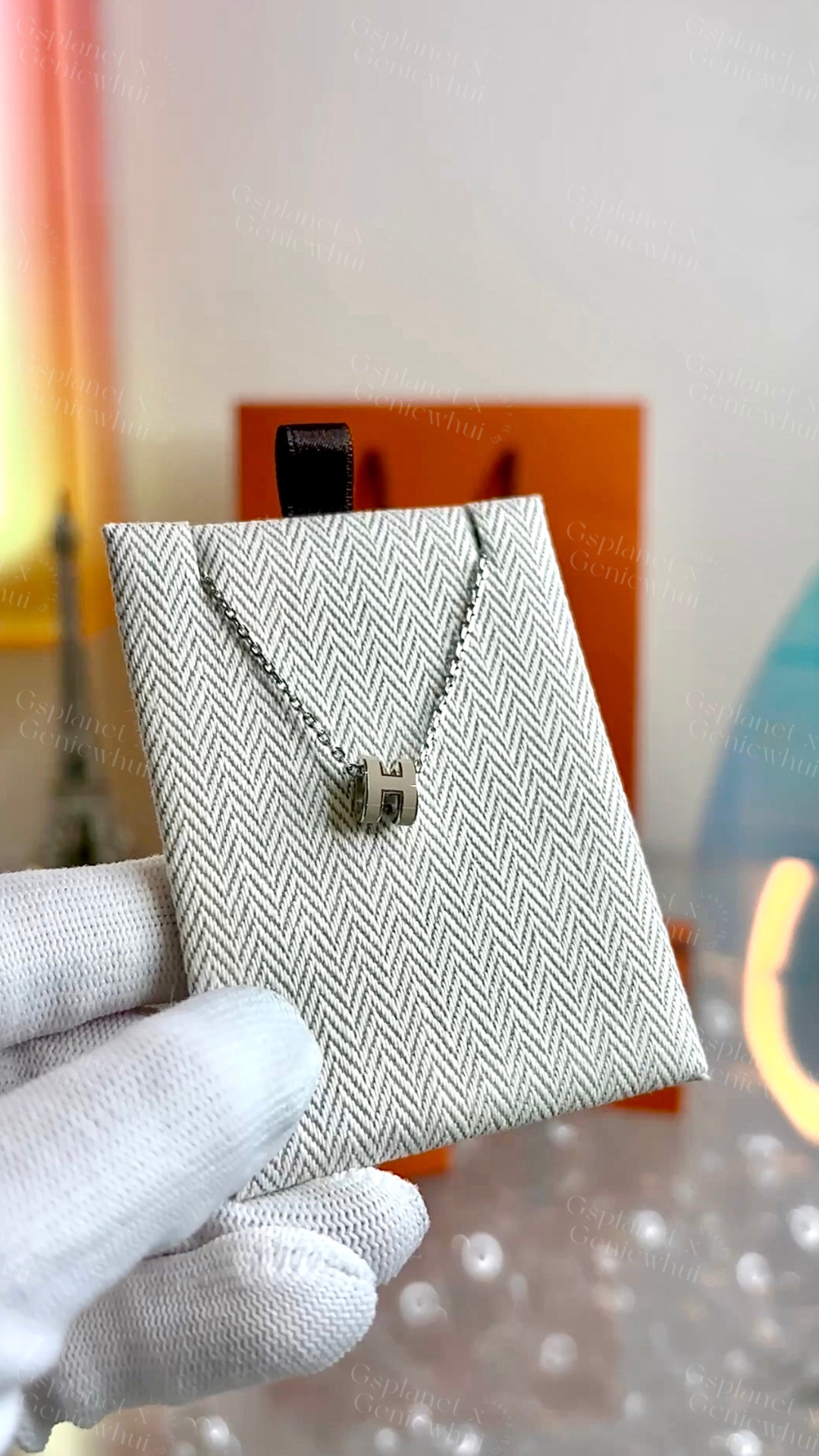 Hermès Mini Pop H Pendant Necklace