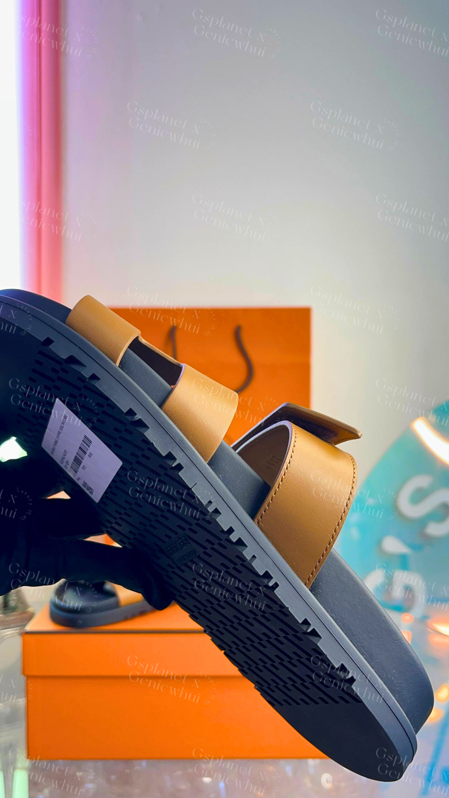 Hermès Chypre Sandal 经典爆款凉鞋 - 棕色