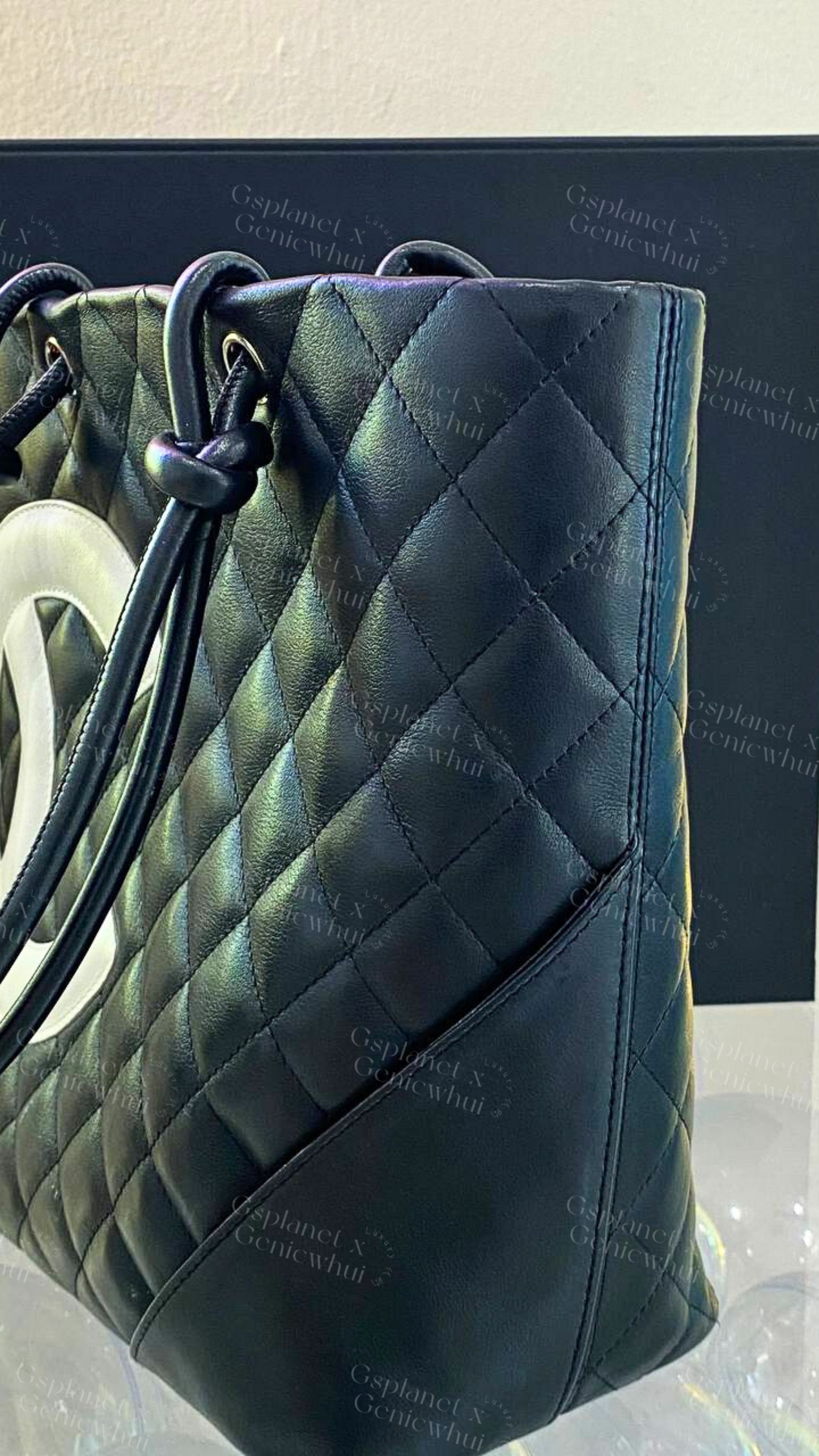 Re.bag【 Chanel Cambon Ligne tote bag -  Black 】