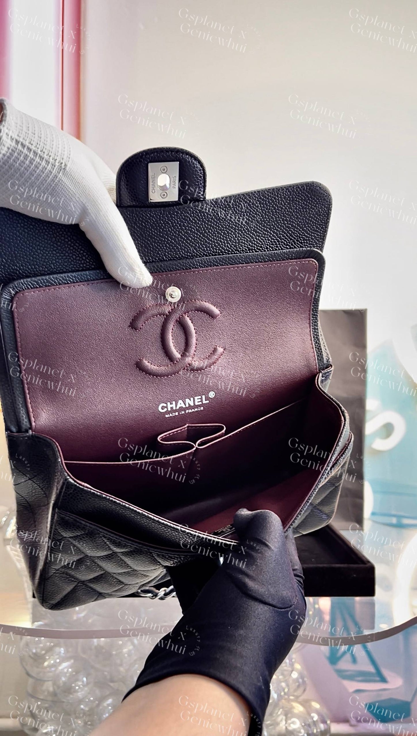 Re.bag 【Chanel CF 方胖子 – Black Caviar / Gold Hardware】