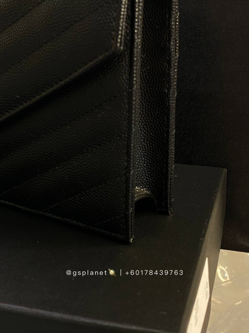 YSL CASSANDRE ENVELOPE CHAIN WALLET