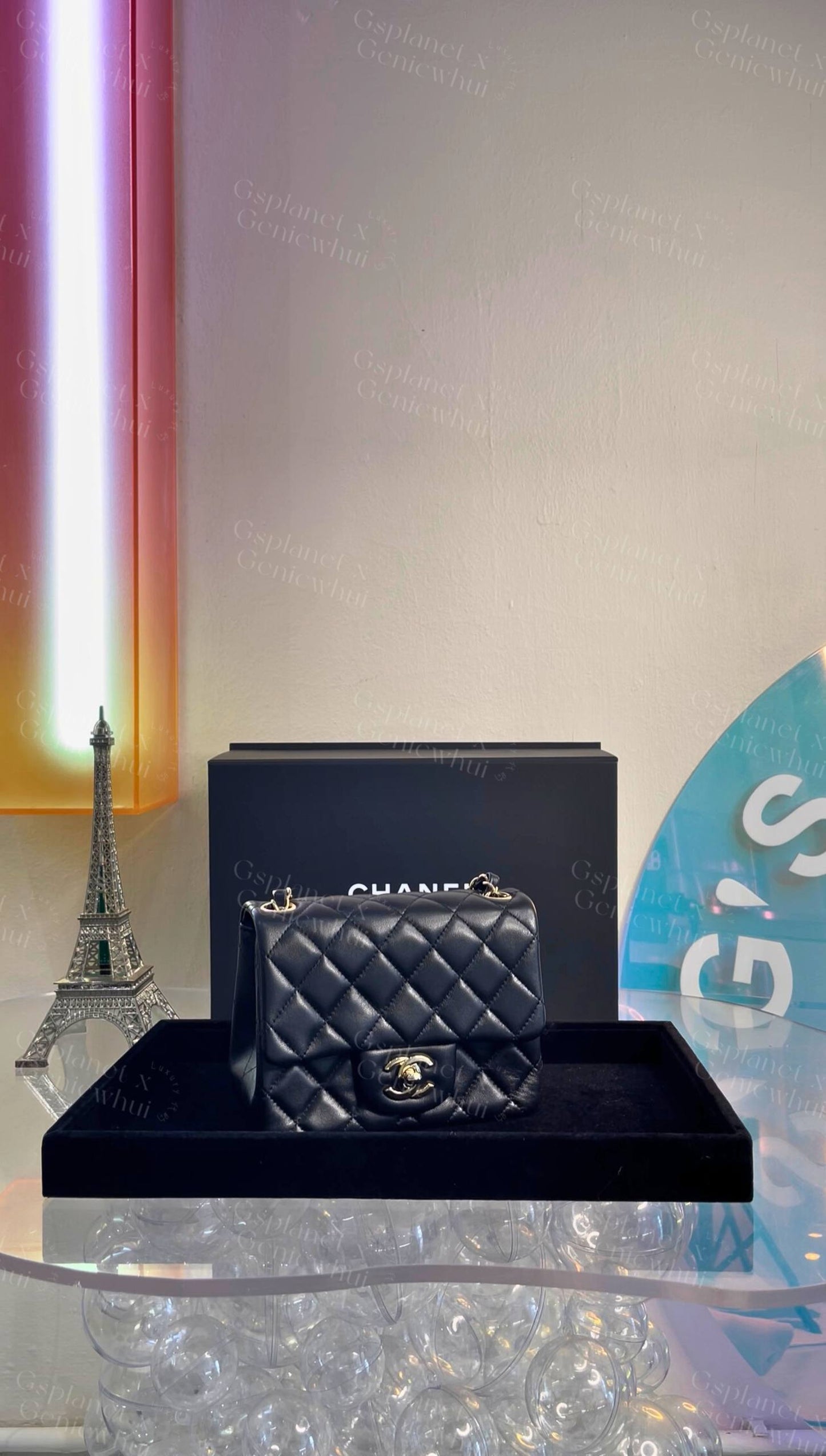 Re.bag 【 Chanel CF 黑金方胖子 – Black / Gold Hardware】