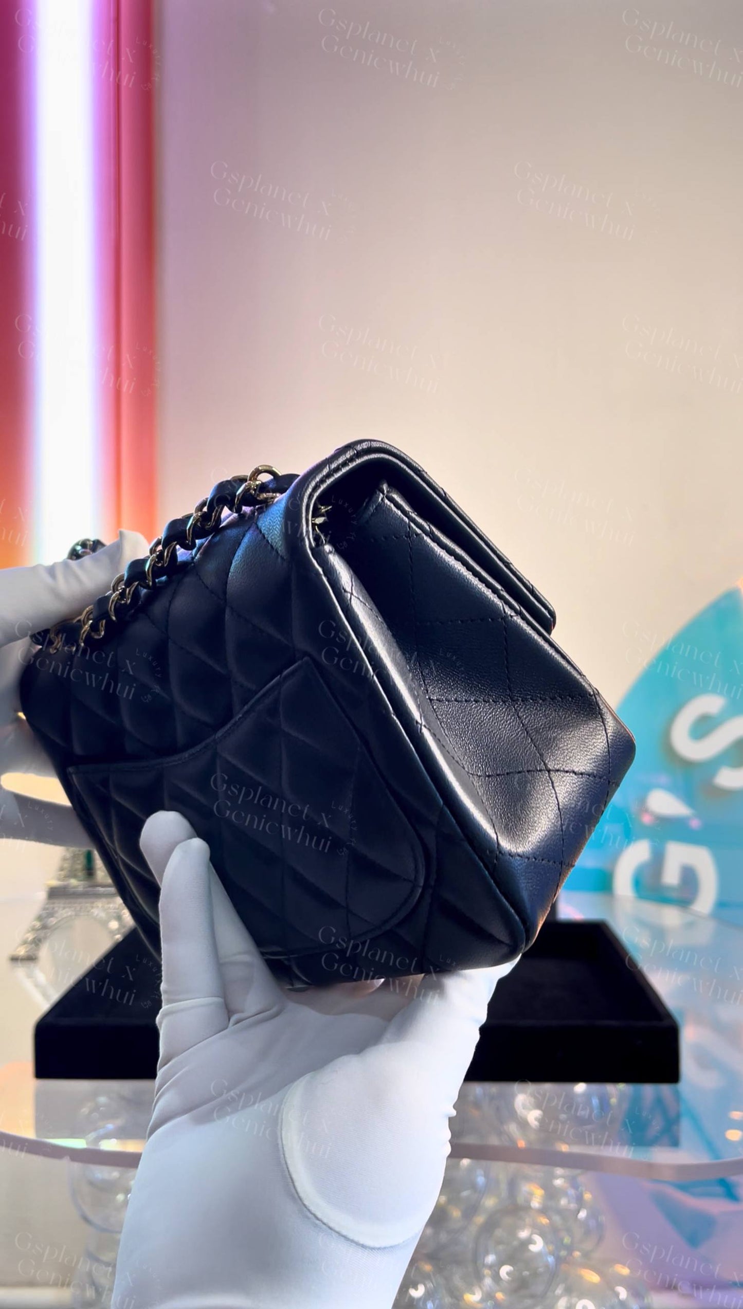 Re.bag 【 Chanel CF 黑金方胖子 – Black / Gold Hardware】