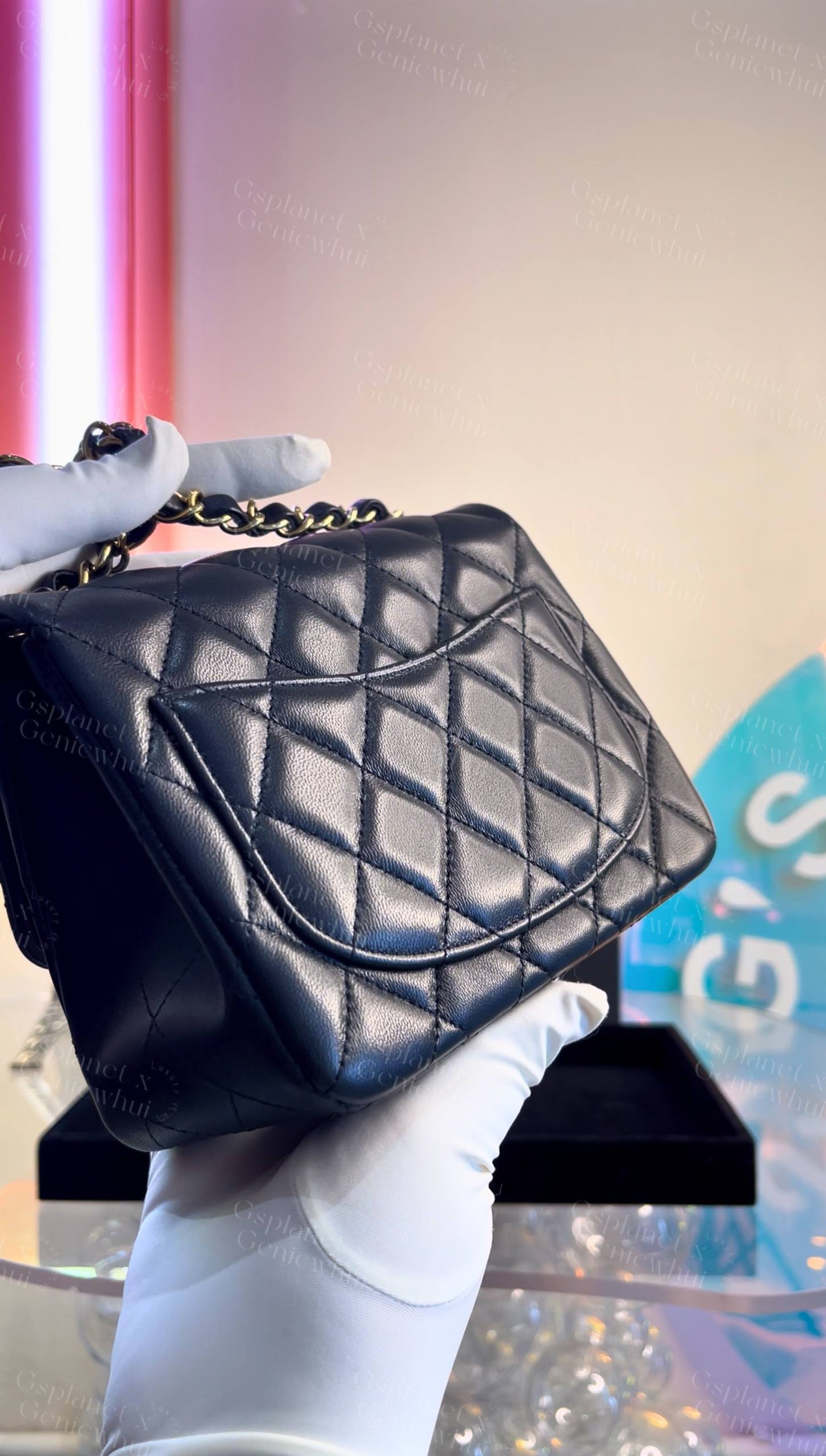 Re.bag 【 Chanel CF 黑金方胖子 – Black / Gold Hardware】