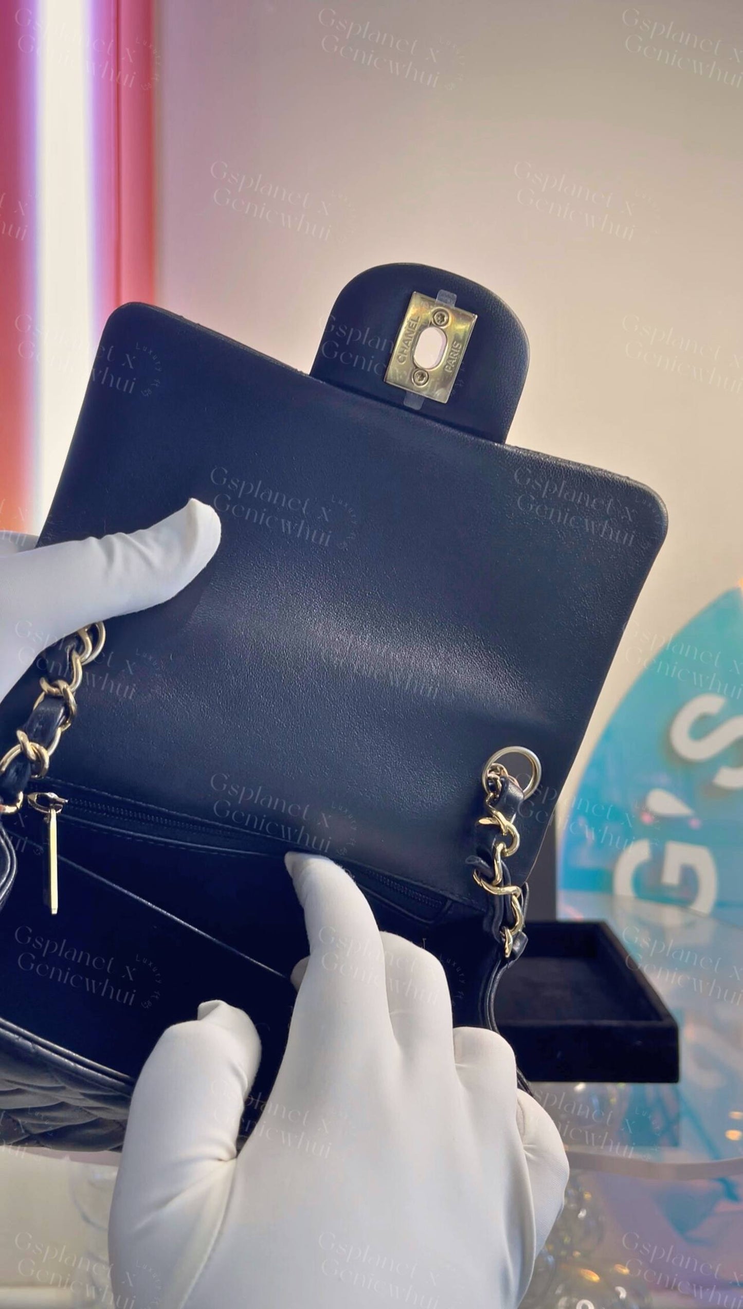 Re.bag 【 Chanel CF 黑金方胖子 – Black / Gold Hardware】