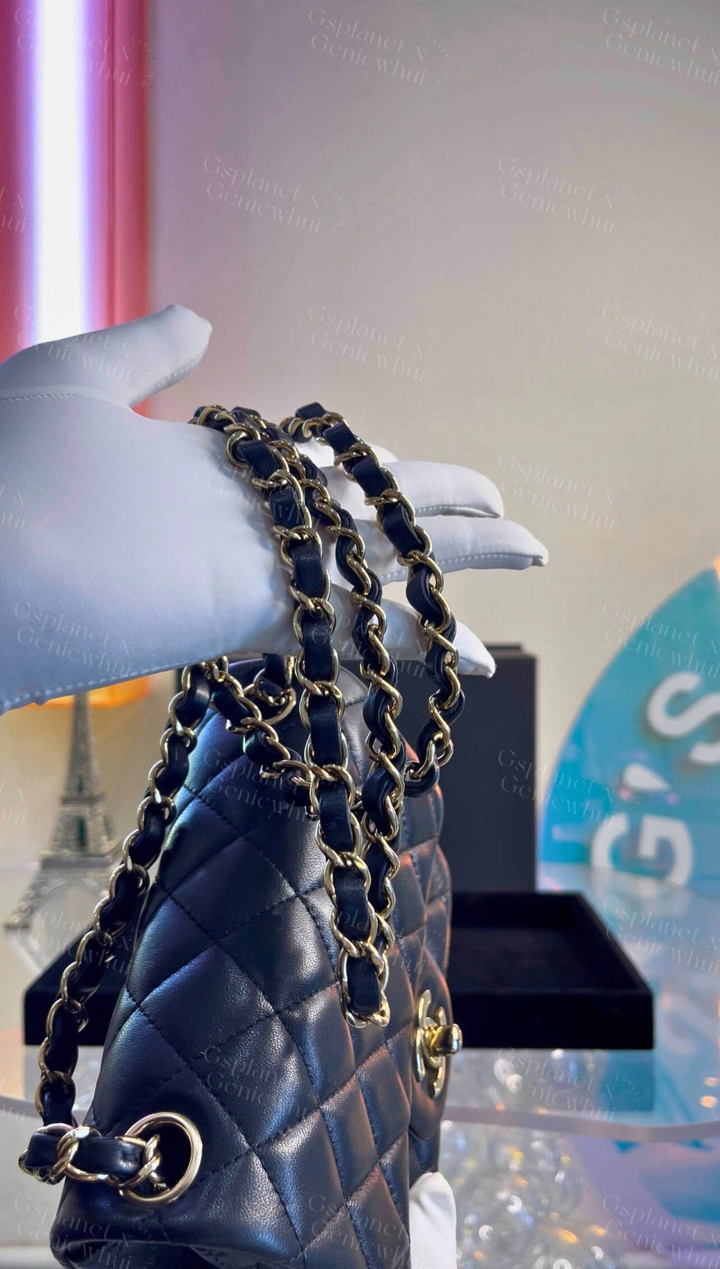 Re.bag 【 Chanel CF 黑金方胖子 – Black / Gold Hardware】