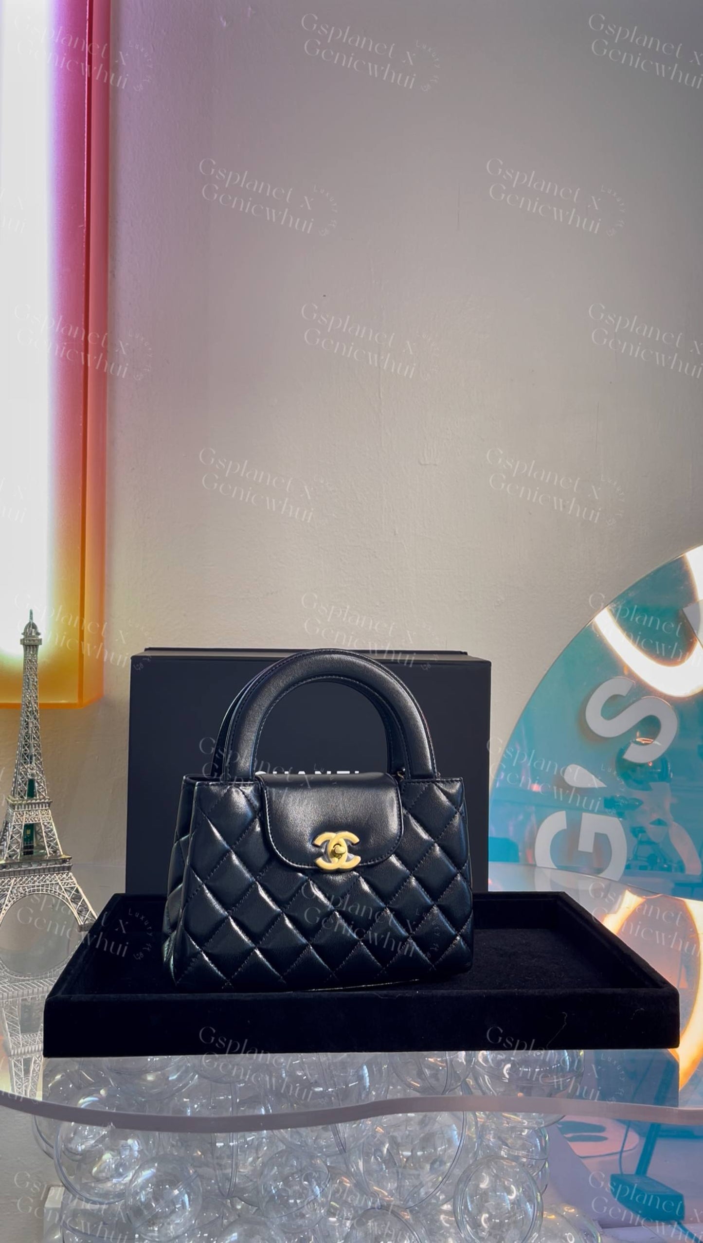 Chanel 25 Kelly - Black / GWH