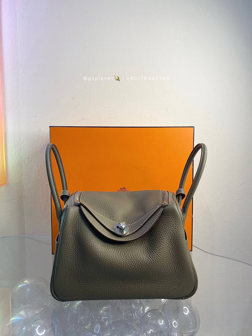 HERMES Lindy26 Etoupe