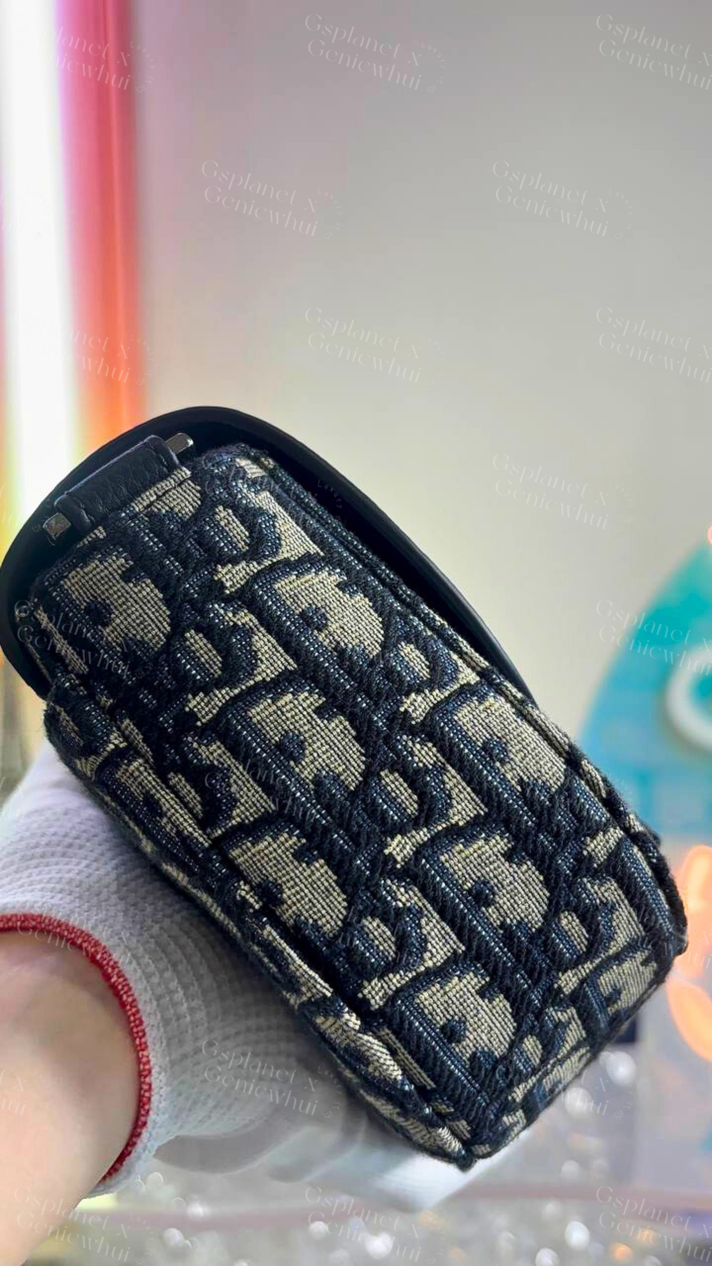 DIOR Mini Saddle Messenger Bag with Flap