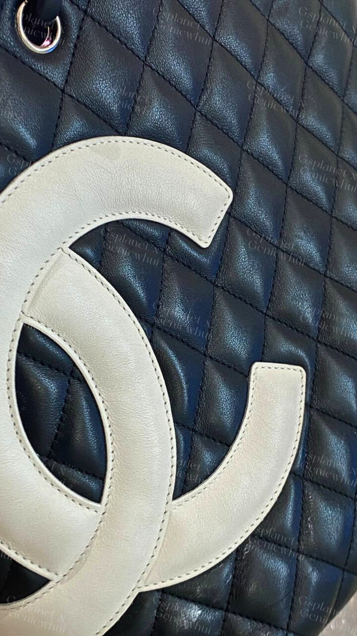 Re.bag【 Chanel Cambon Ligne tote bag -  Black 】
