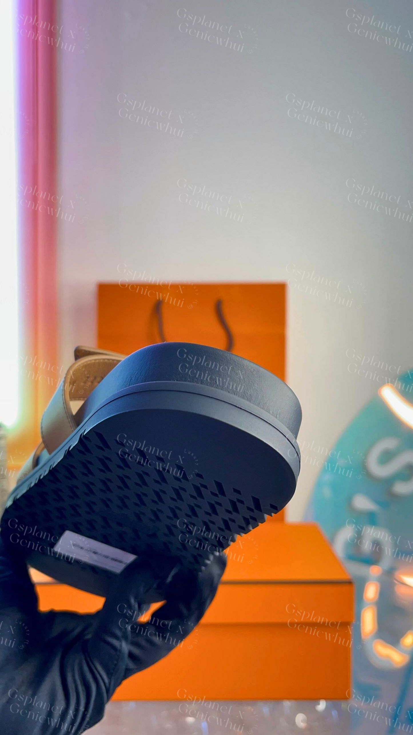 Hermès Chypre Sandal 经典爆款凉鞋 - 棕色