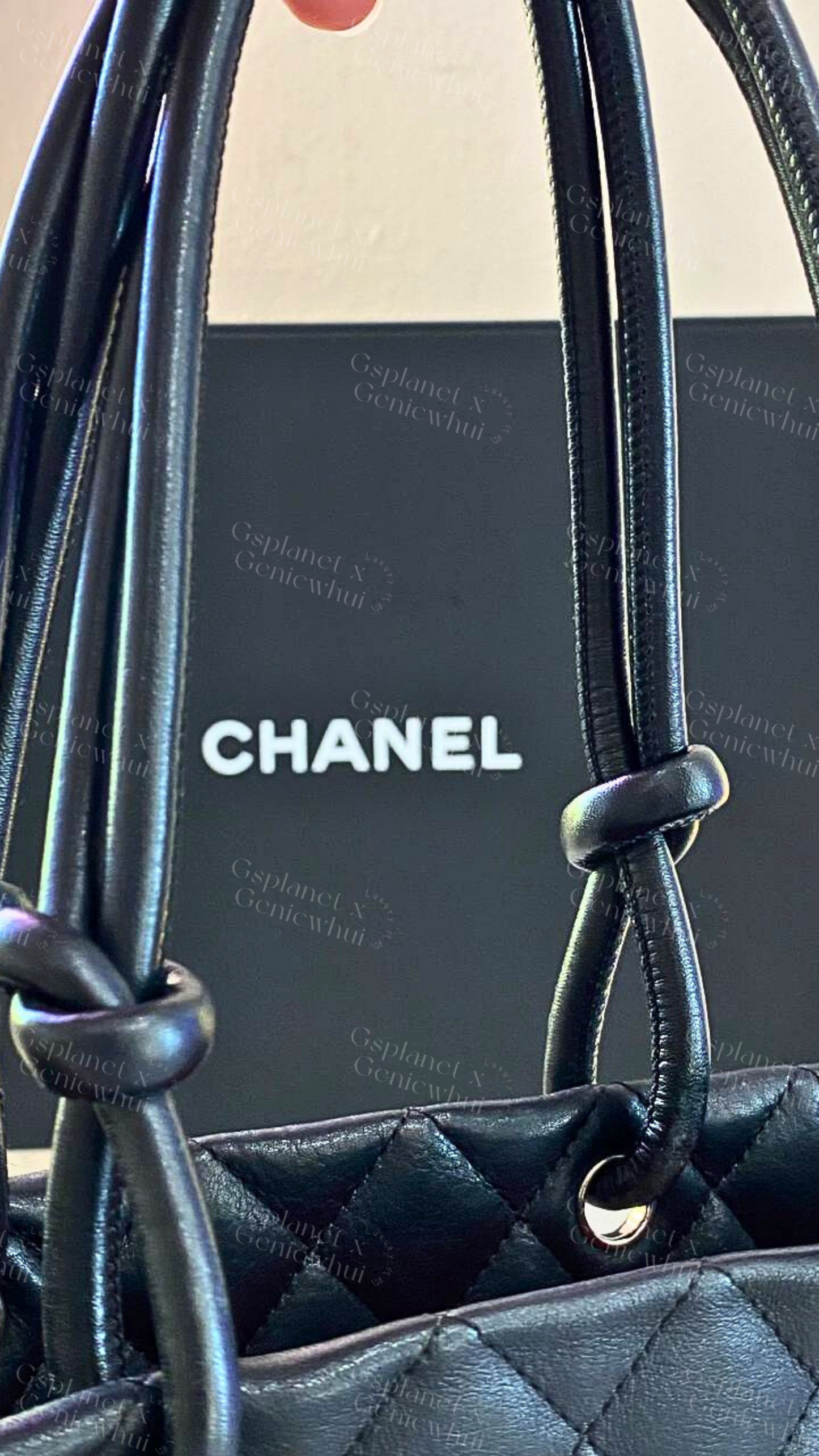 Re.bag【 Chanel Cambon Ligne tote bag -  Black 】