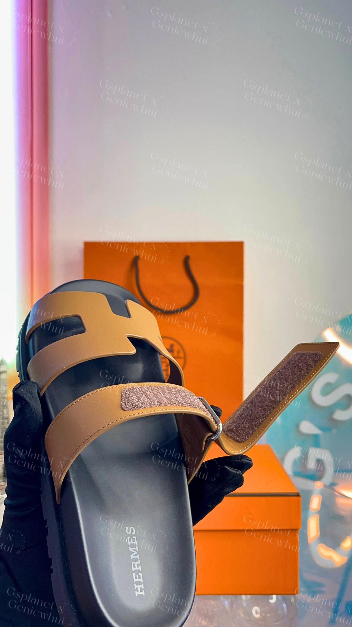 Hermès Chypre Sandal 经典爆款凉鞋 - 棕色