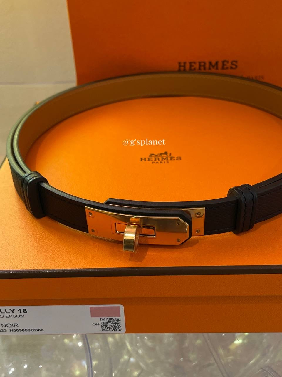 Hermes Kelly Belt