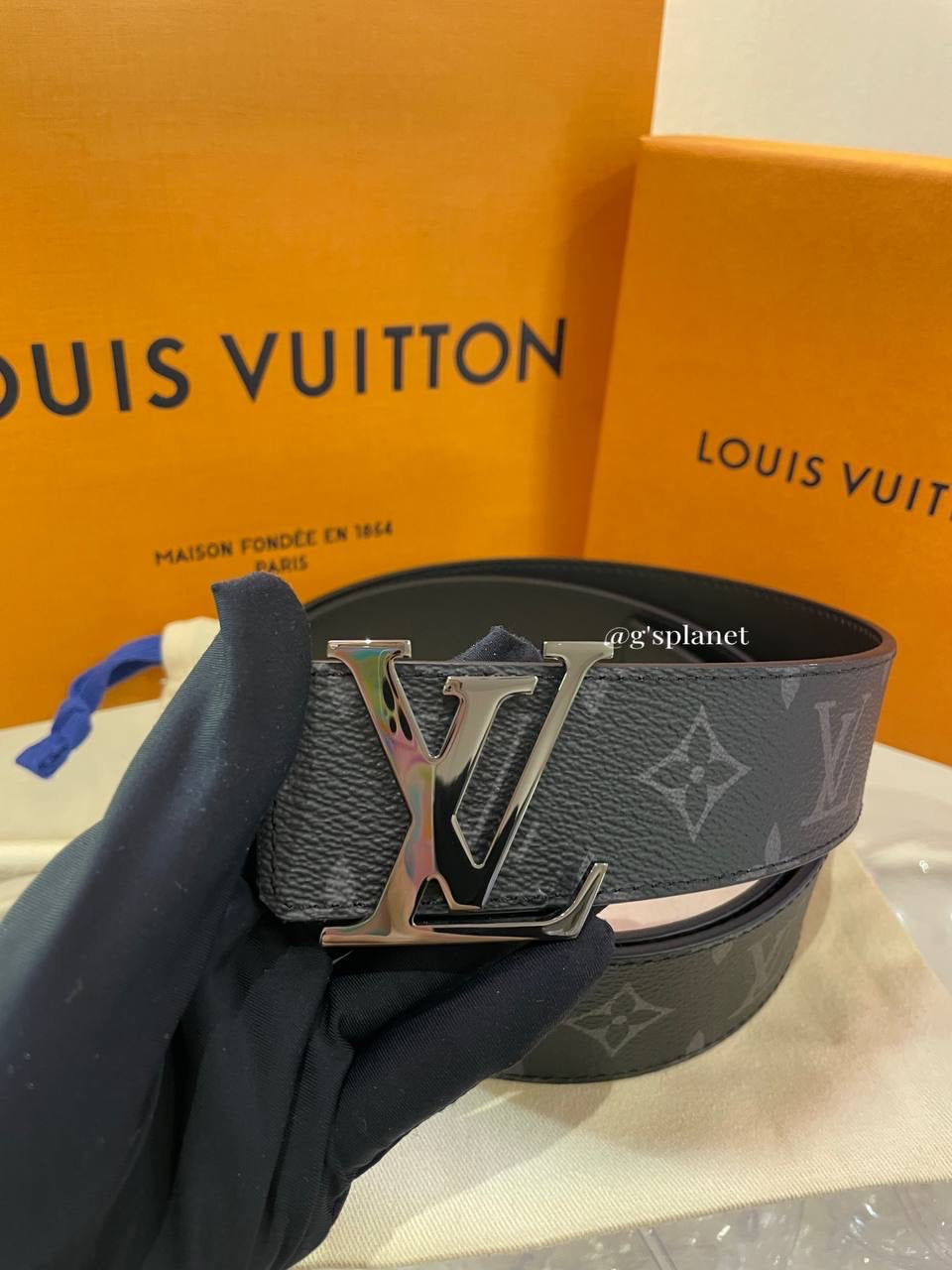 LV Initiales 35mm Reversible Belt