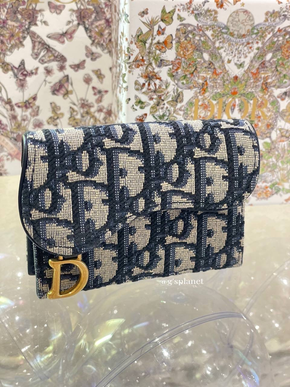 Dior Saddle Lotus Wallet