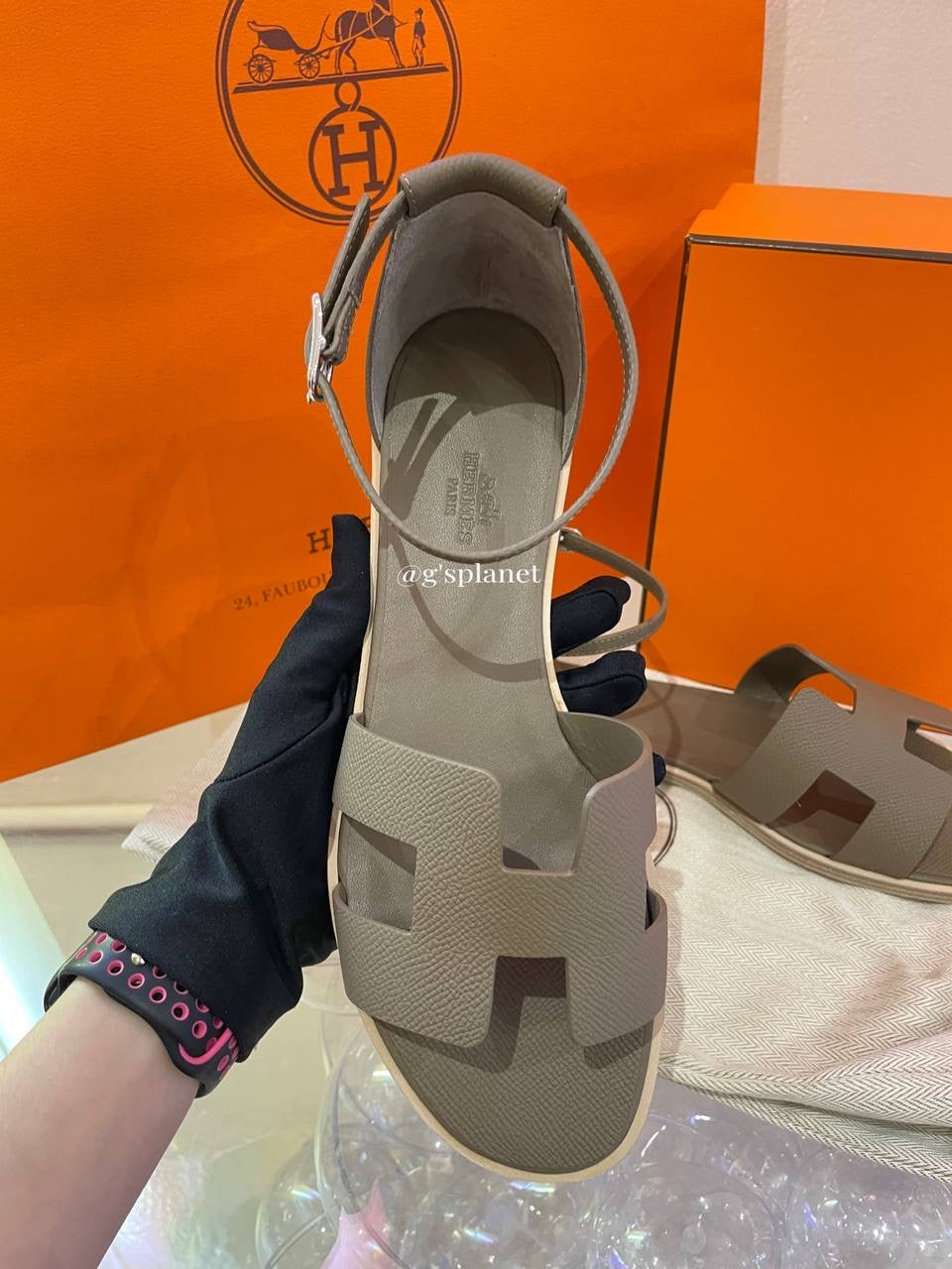 HERMES Santorini sandal